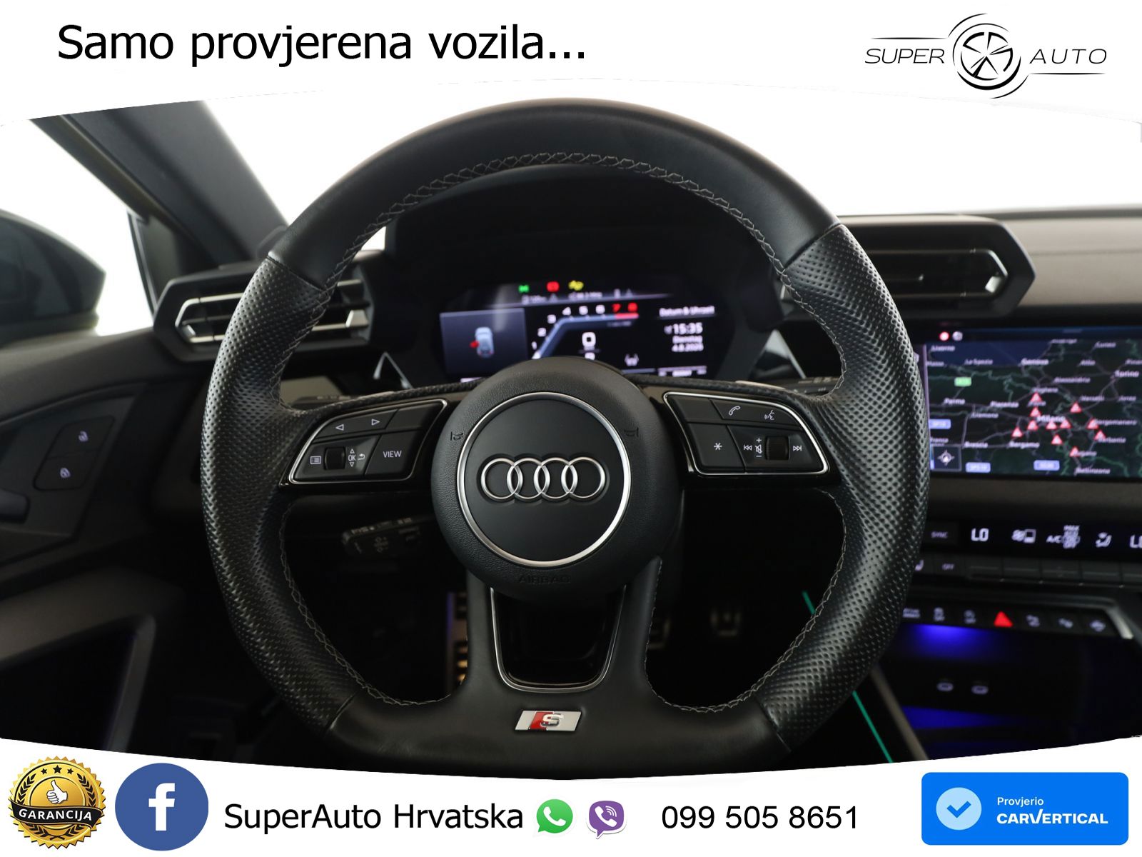 Audi S3 2.0 TFSI (333 KS) quattro S tronic MATRIX+GR SJED+KAM