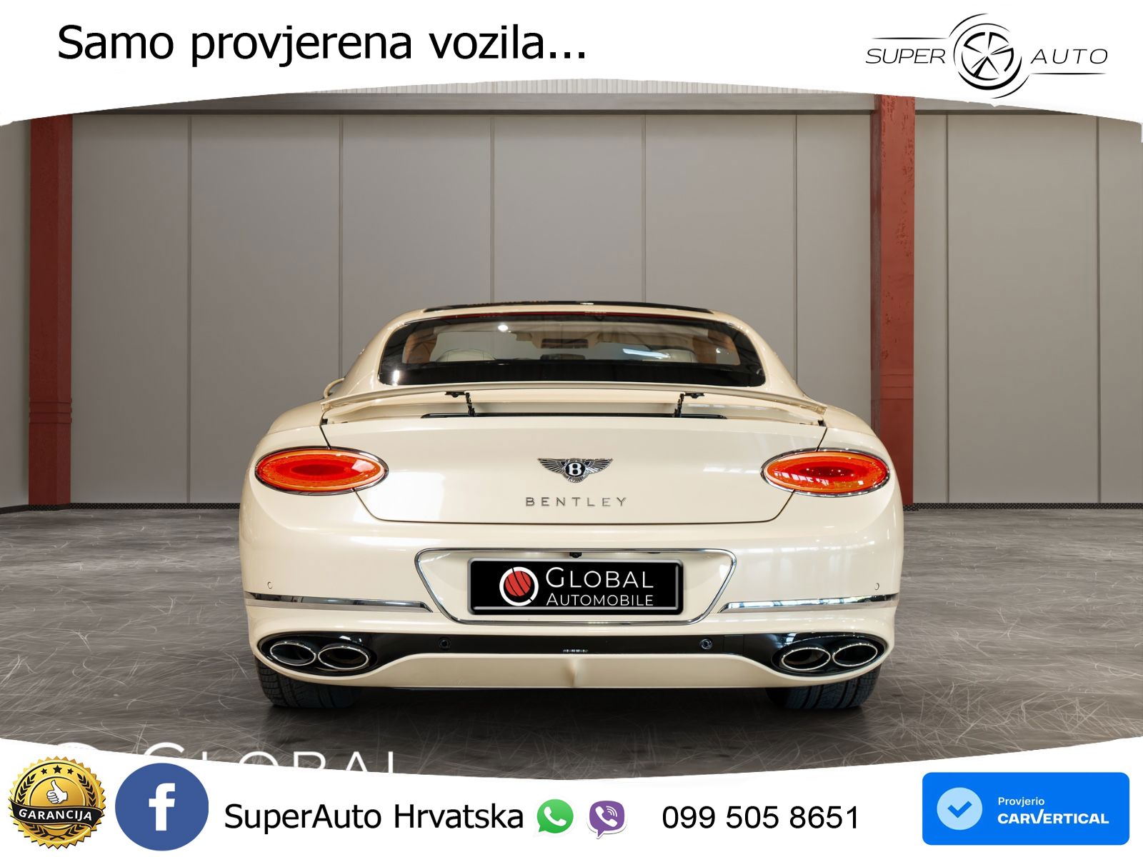 Bentley Continental GT III 4.0 V8 (550 KS) AWD Automatic ACC+HEAD+GR SJED+360+PANO