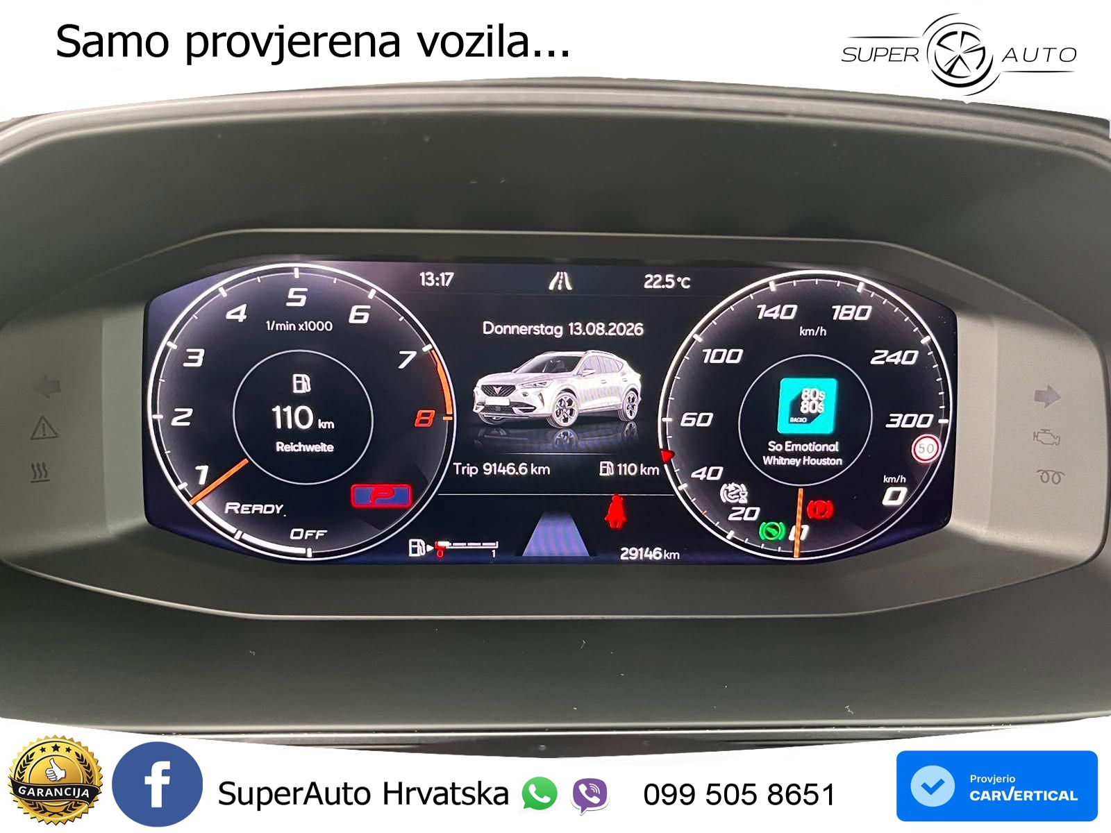 Cupra Formentor VZ5 2.5 TSI (390 KS) 4Drive DSG MATRIX+GR SJED+KAM
