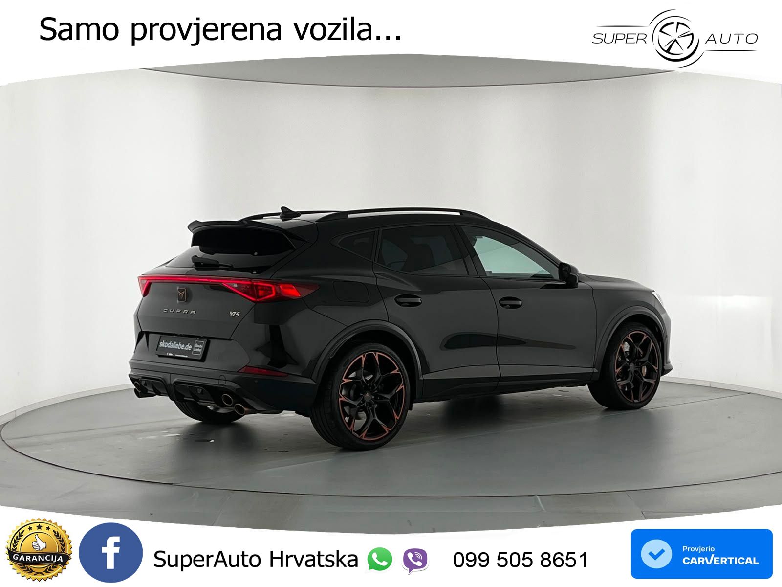 Cupra Formentor VZ5 2.5 TSI (390 KS) 4Drive DSG MATRIX+GR SJED+KAM