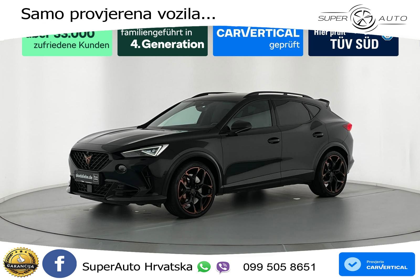 Cupra Formentor VZ5 2.5 TSI (390 KS) 4Drive DSG MATRIX+GR SJED+KAM