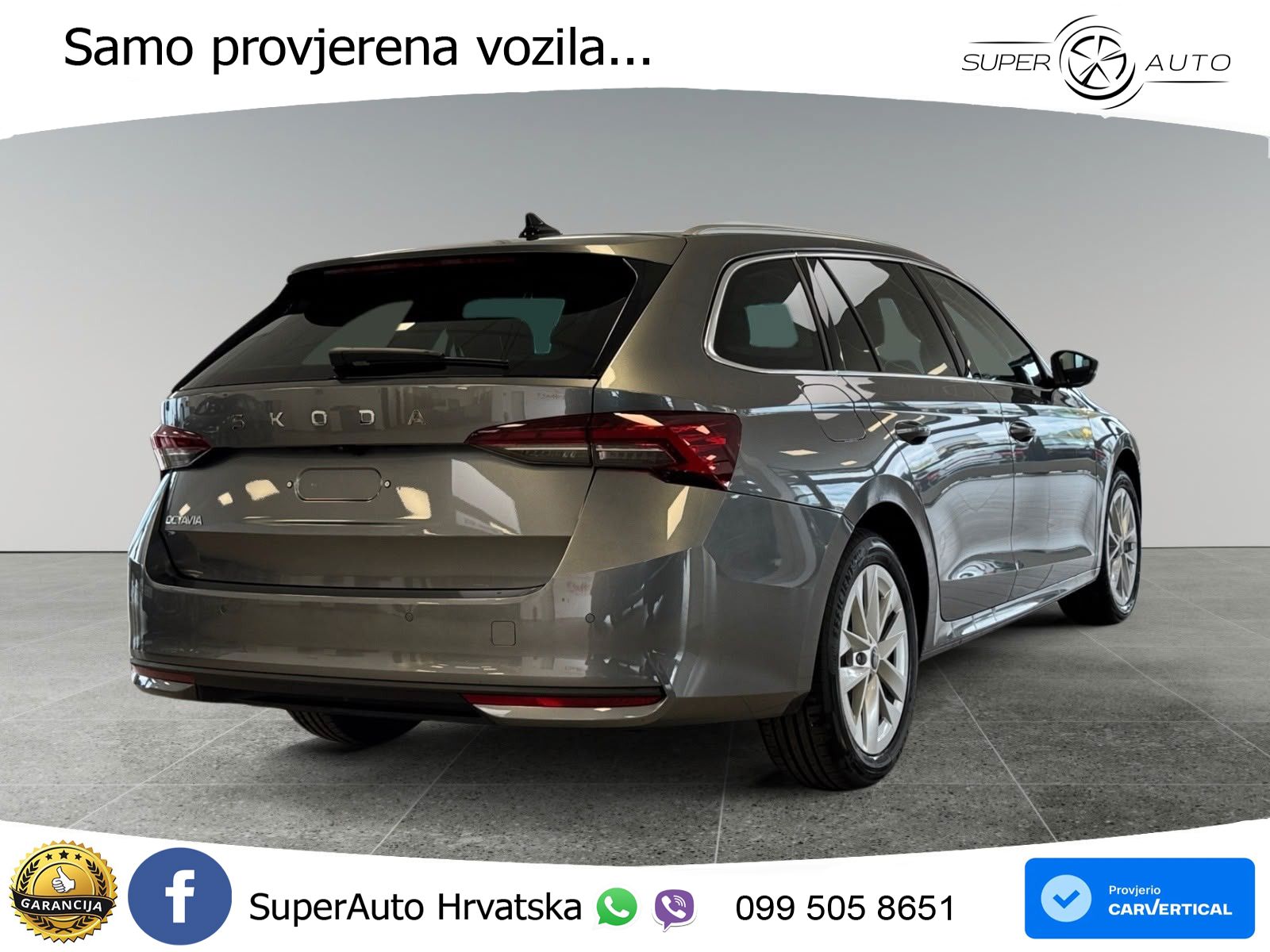 Škoda Octavia Combi 2.0 TDI (150 KS) DSG Selection LED+GR SJED+ACC