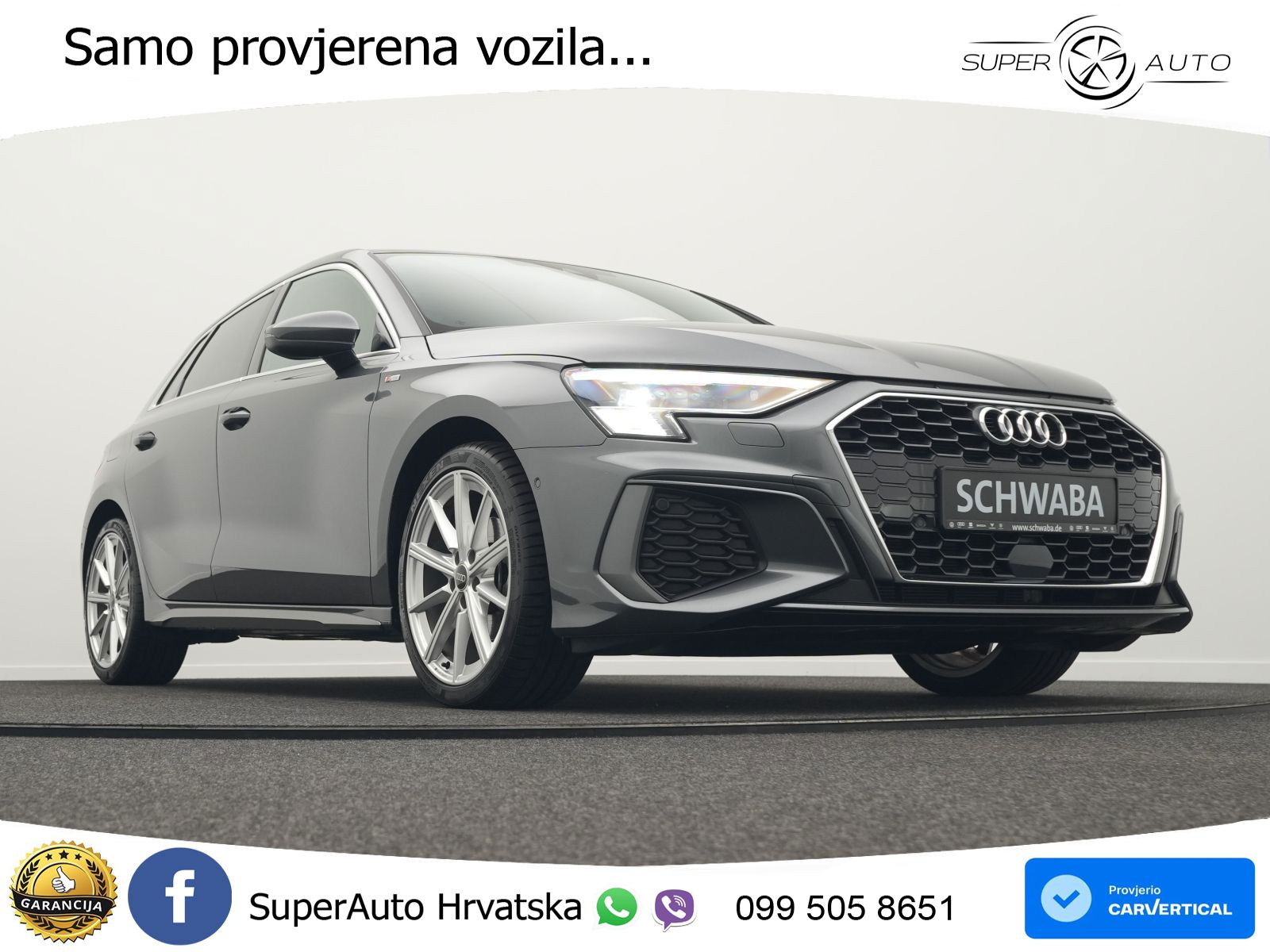 Audi A3 35 TFSI (150 KS) S tronic S line LED+GR SJED+ACC