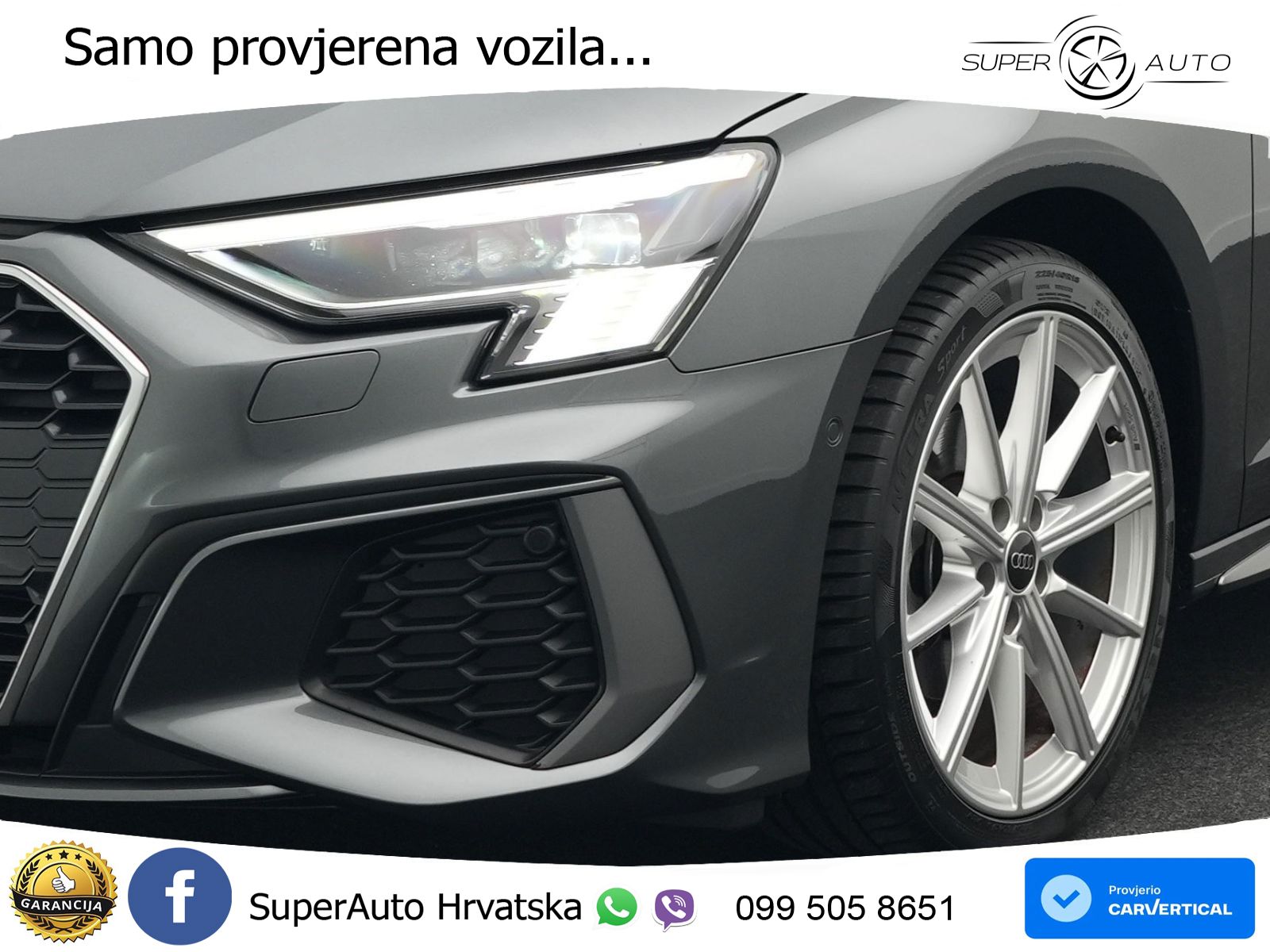 Audi A3 35 TFSI (150 KS) S tronic S line LED+GR SJED+ACC