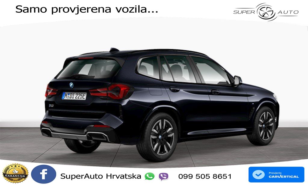 BMW iX3 80 kWh (286 KS) M Sport LED+GR SJED+ACC
