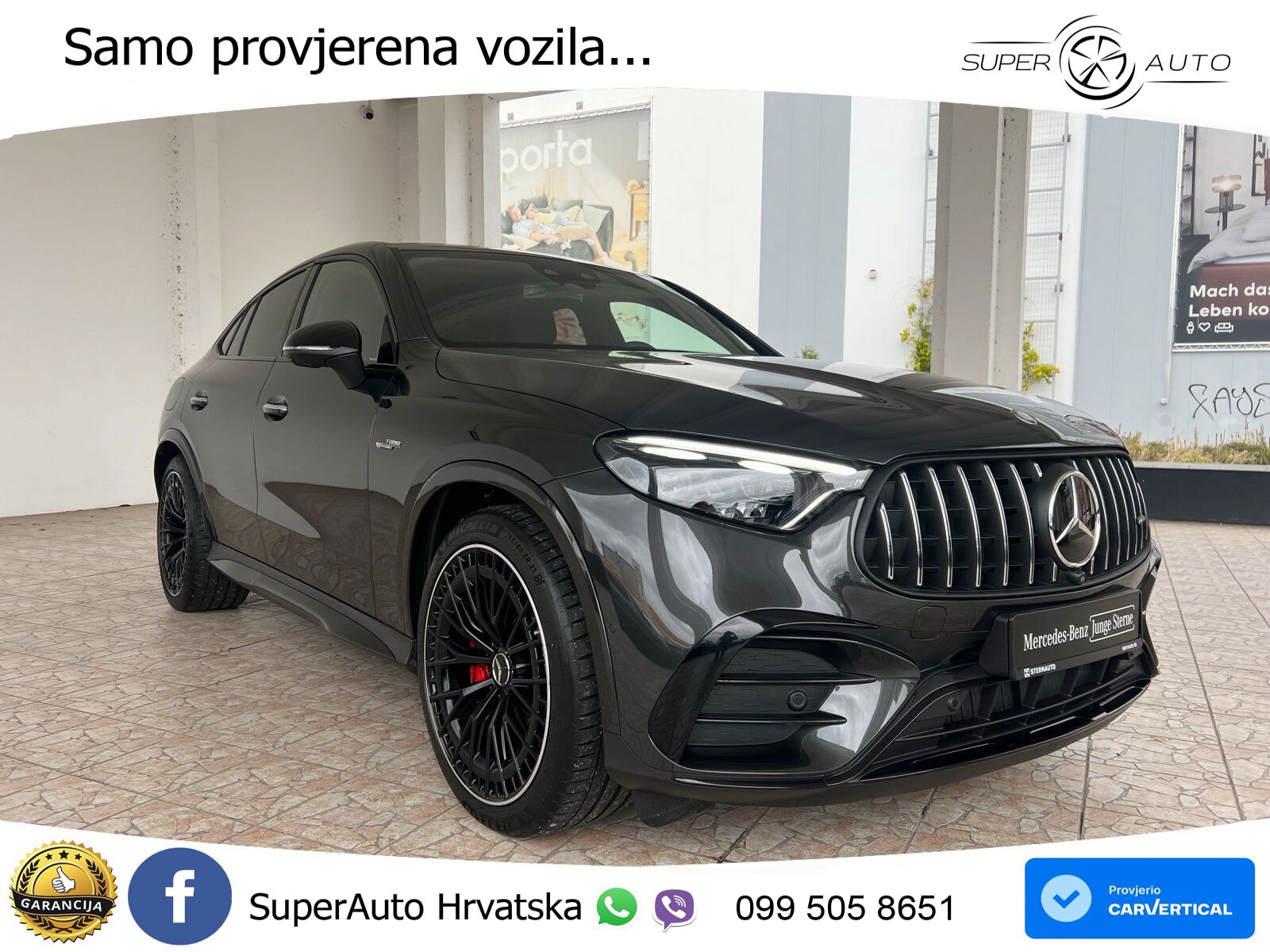 Mercedes AMG GLC 63 S E PERFORMANCE (680 KS) 4MATIC+ AMG SPEEDSHIFT MCT 9G ACC+HEAD+4xGR SJED+360+PANO