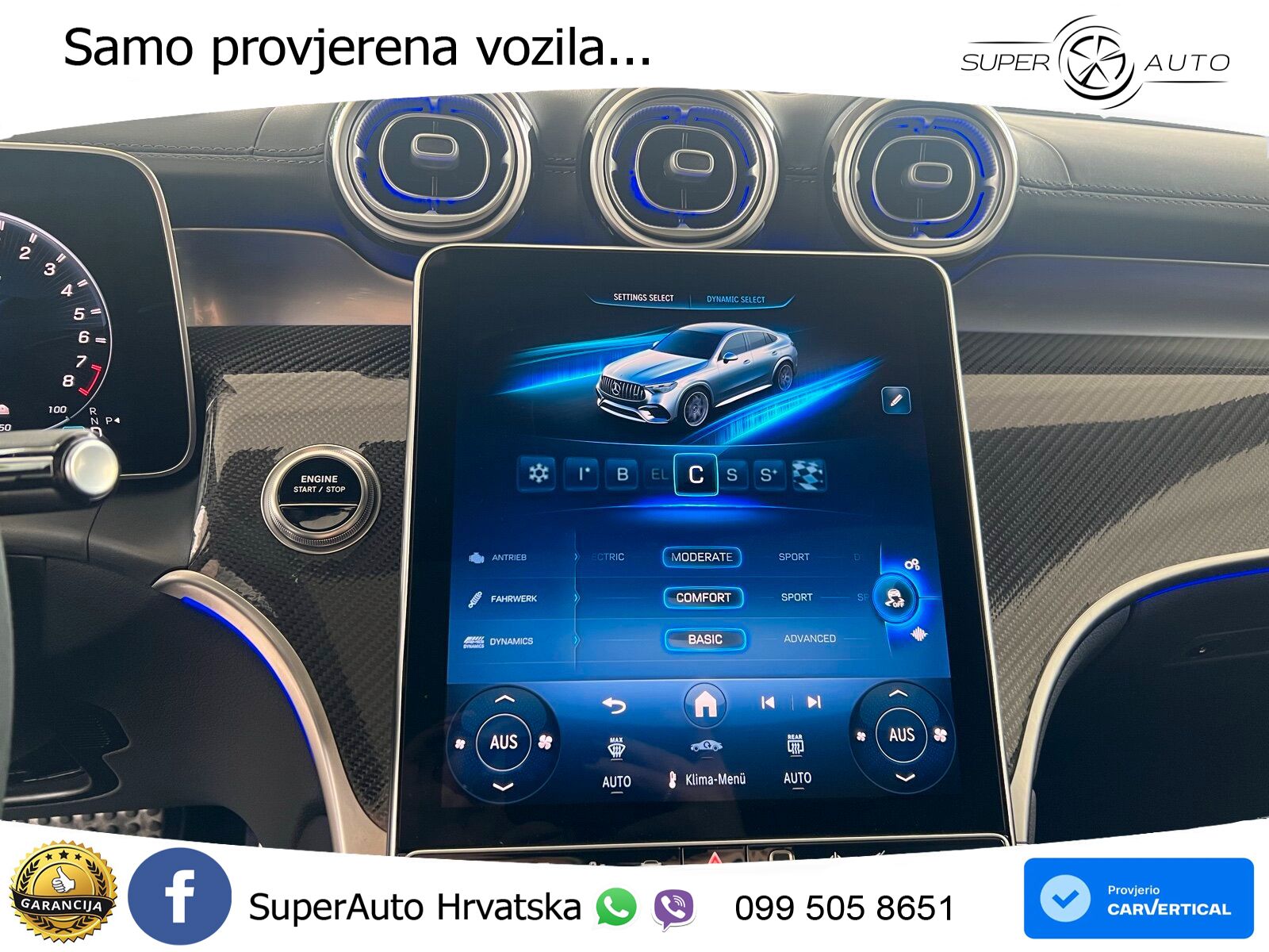 Mercedes AMG GLC 63 S E PERFORMANCE (680 KS) 4MATIC+ AMG SPEEDSHIFT MCT 9G ACC+HEAD+4xGR SJED+360+PANO