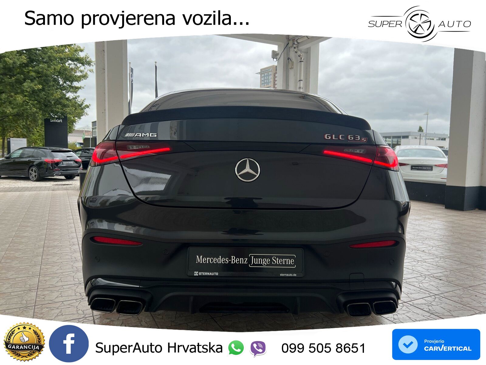Mercedes AMG GLC 63 S E PERFORMANCE (680 KS) 4MATIC+ AMG SPEEDSHIFT MCT 9G ACC+HEAD+4xGR SJED+360+PANO