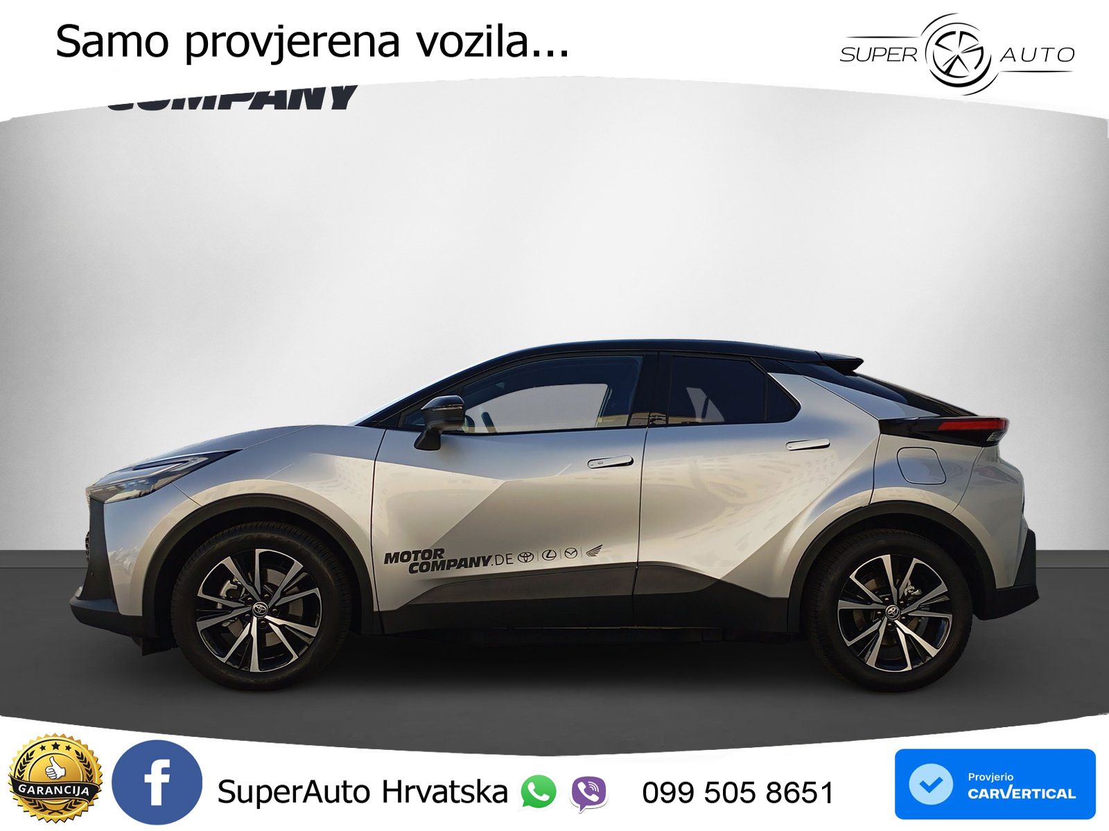 Toyota C-HR 2.0 (223 KS) PHEV e-CVT Teamplayer LED+GR SJED+ACC