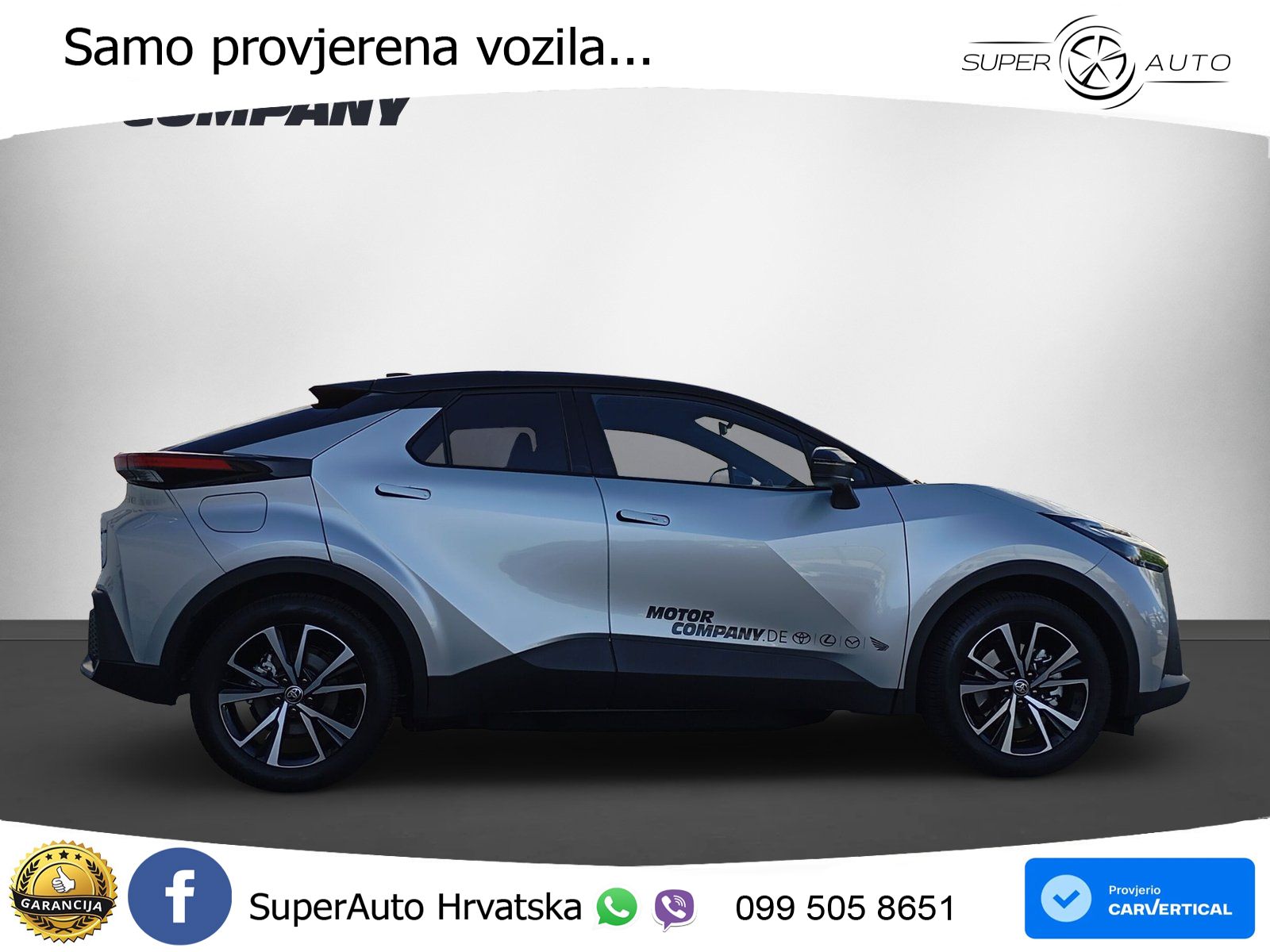 Toyota C-HR 2.0 (223 KS) PHEV e-CVT Teamplayer LED+GR SJED+ACC