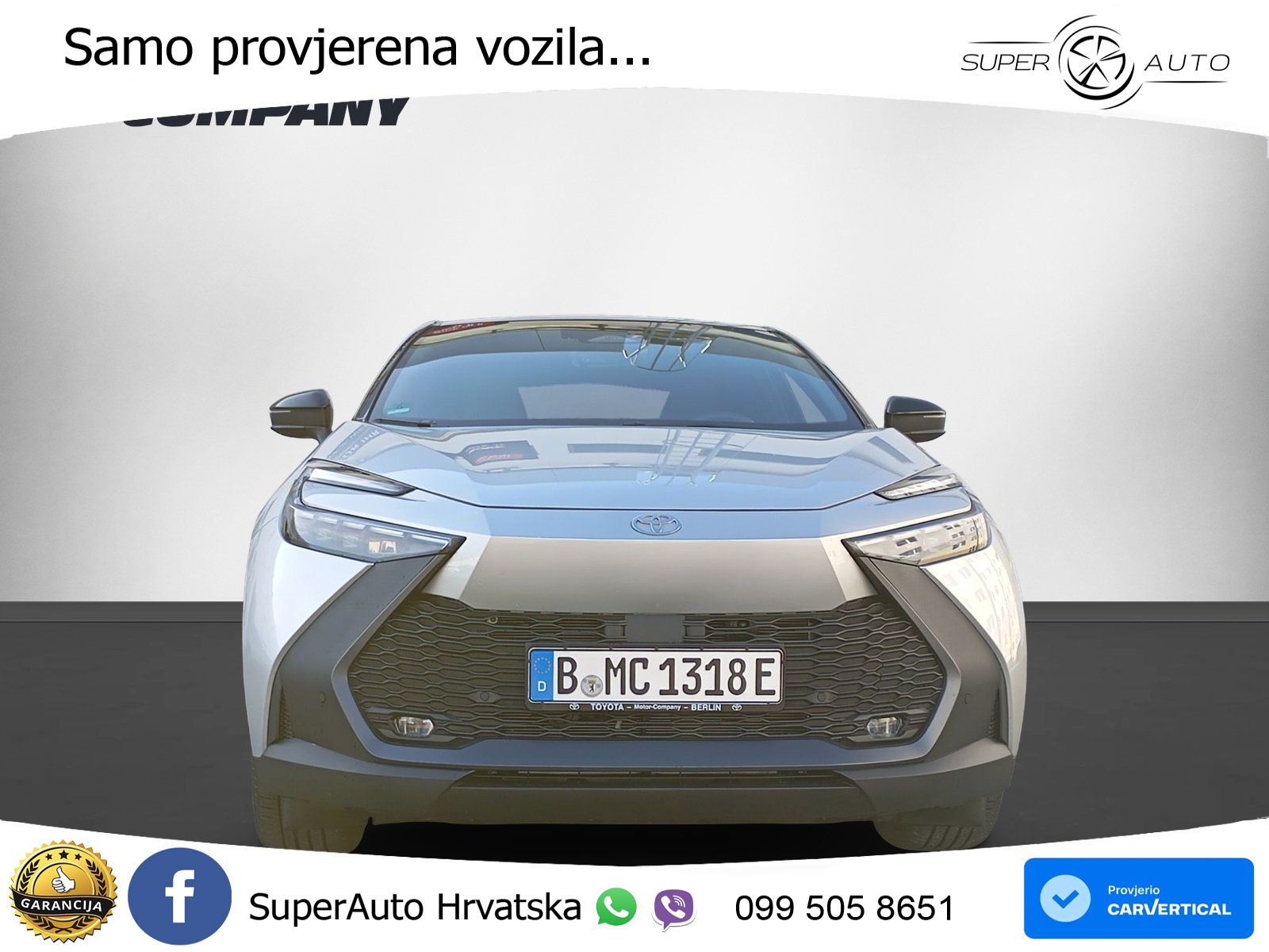 Toyota C-HR 2.0 (223 KS) PHEV e-CVT Teamplayer LED+GR SJED+ACC