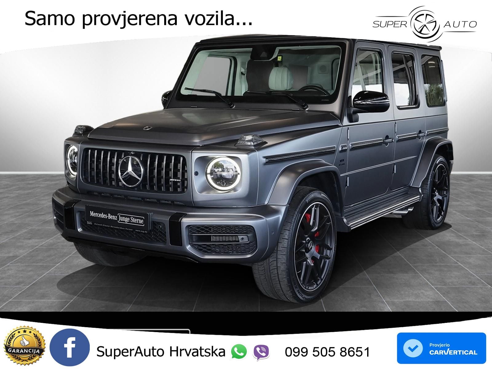Mercedes AMG G 63 Long V8 (585 KS) 4MATIC 9G-TRONIC AMG SPEEDSHIFT PLUS LED+GR SJED+ACC