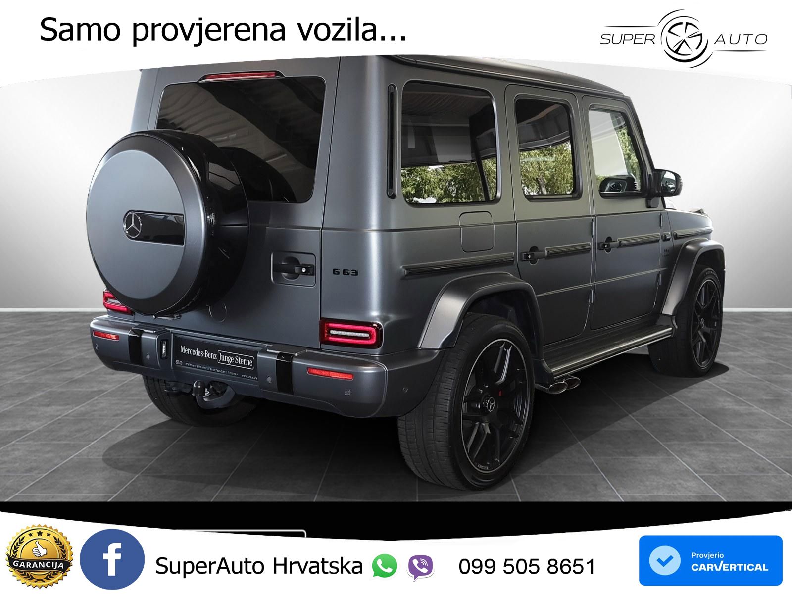 Mercedes AMG G 63 Long V8 (585 KS) 4MATIC 9G-TRONIC AMG SPEEDSHIFT PLUS LED+GR SJED+ACC