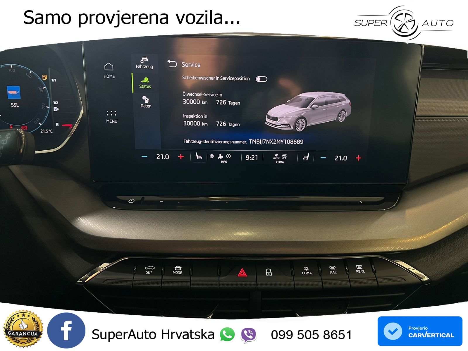 Škoda Octavia Combi 2.0 TDI (150 KS) DSG LED+GR SJED+ACC