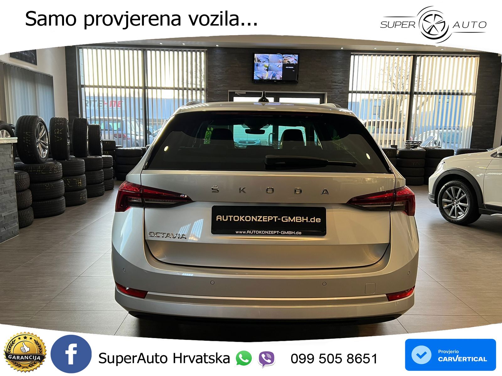 Škoda Octavia Combi 2.0 TDI (150 KS) DSG LED+GR SJED+ACC