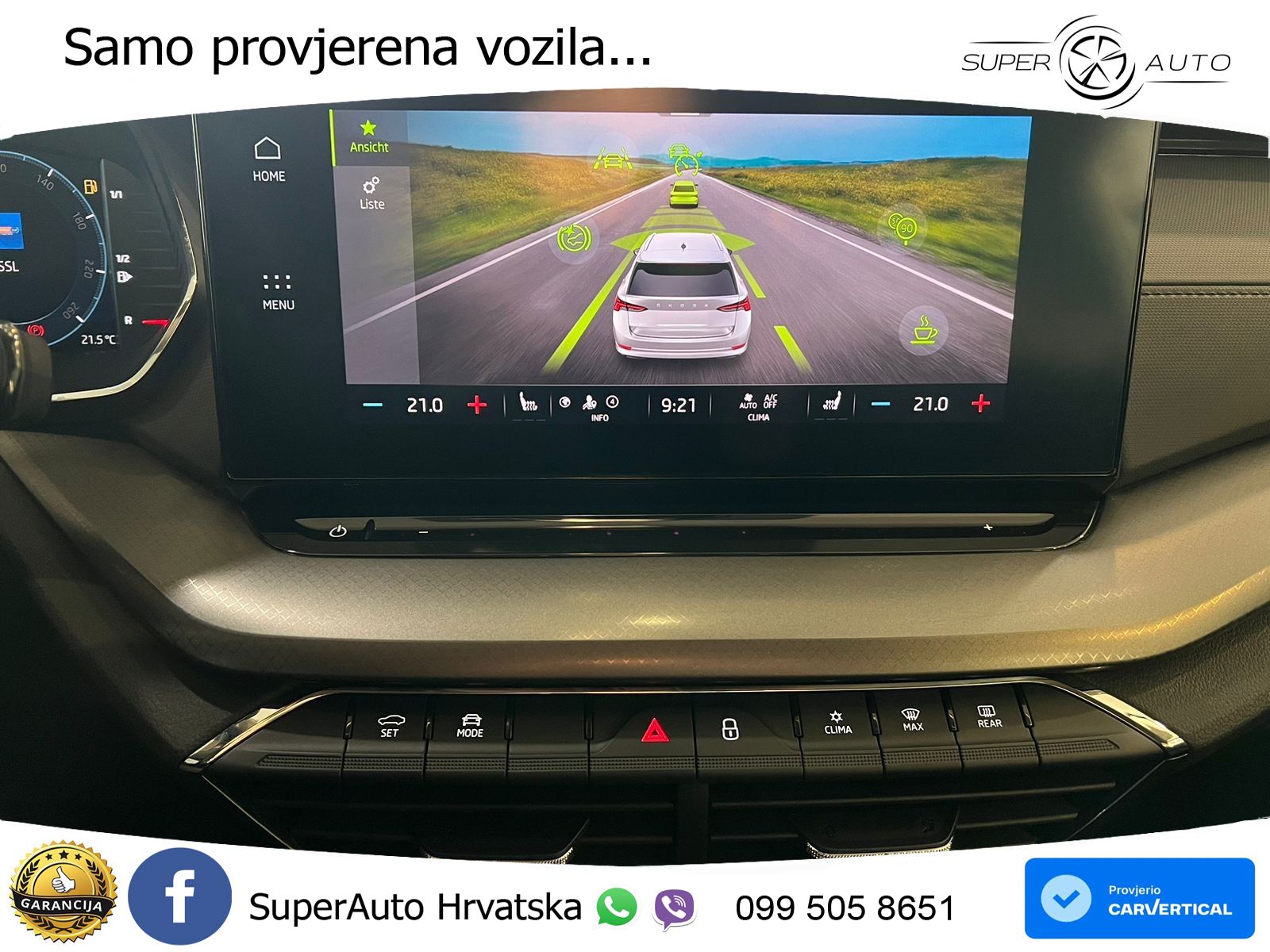 Škoda Octavia Combi 2.0 TDI (150 KS) DSG LED+GR SJED+ACC