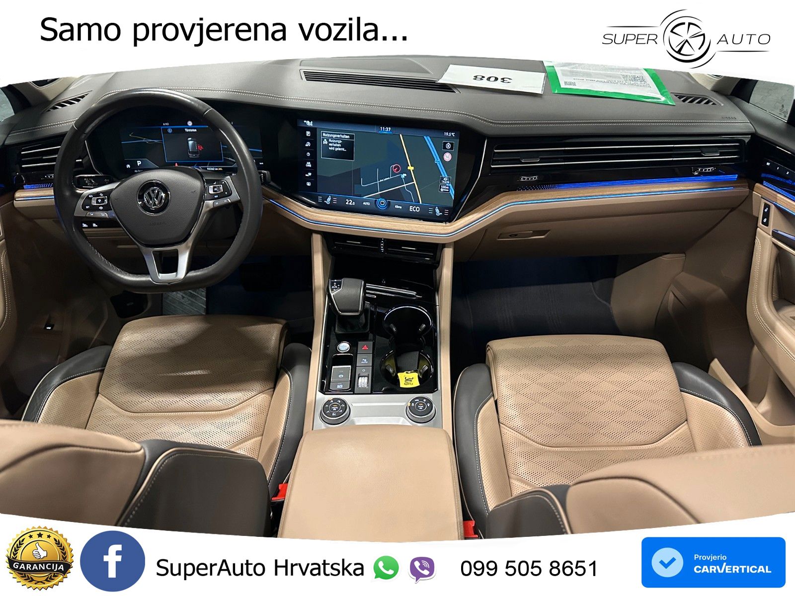 Volkswagen Touareg 3.0 V6 TDI (286 KS) 4MOTION Tiptronic R-Line LED+GR SJED+ACC