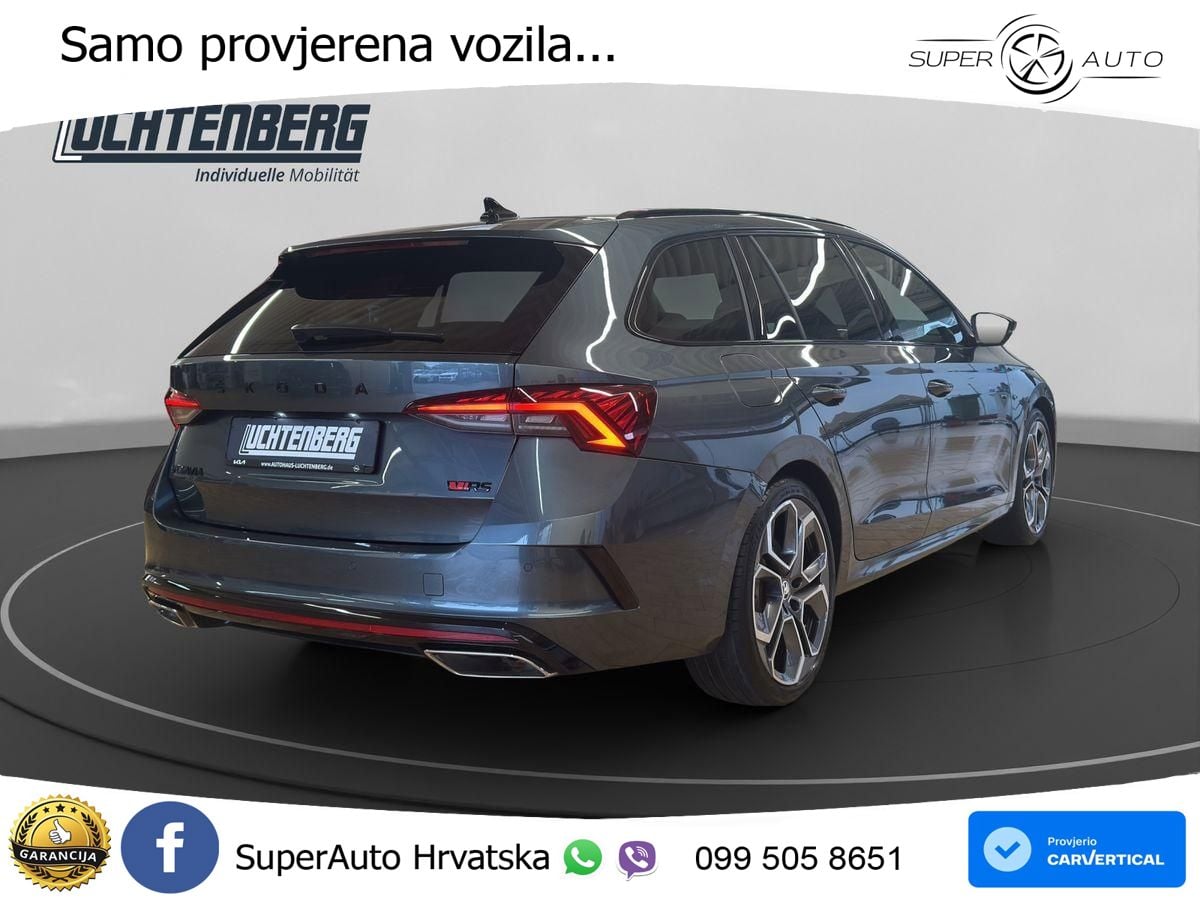 Škoda Octavia Combi RS 2.0 TSI (245 KS) DSG LED+GR SJED+ACC