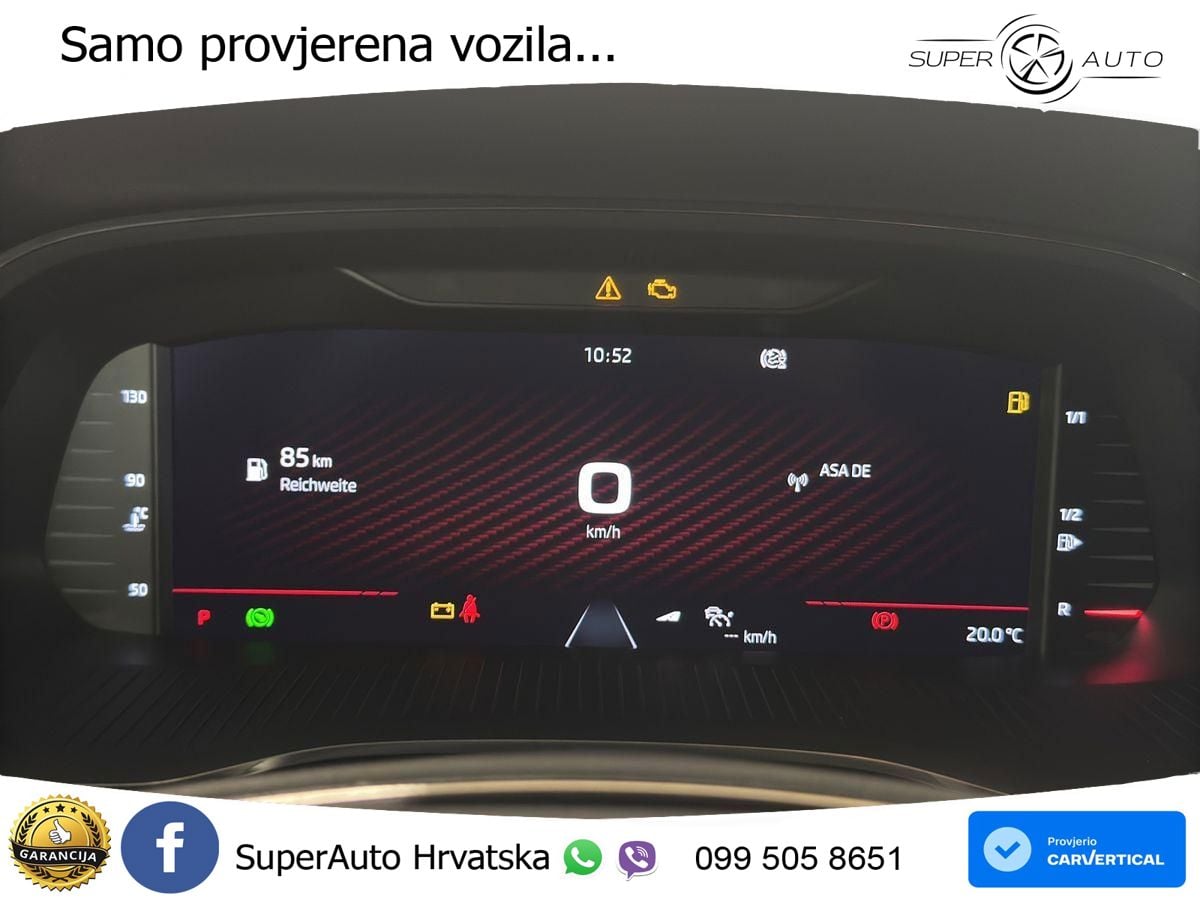 Škoda Octavia Combi RS 2.0 TSI (245 KS) DSG LED+GR SJED+ACC