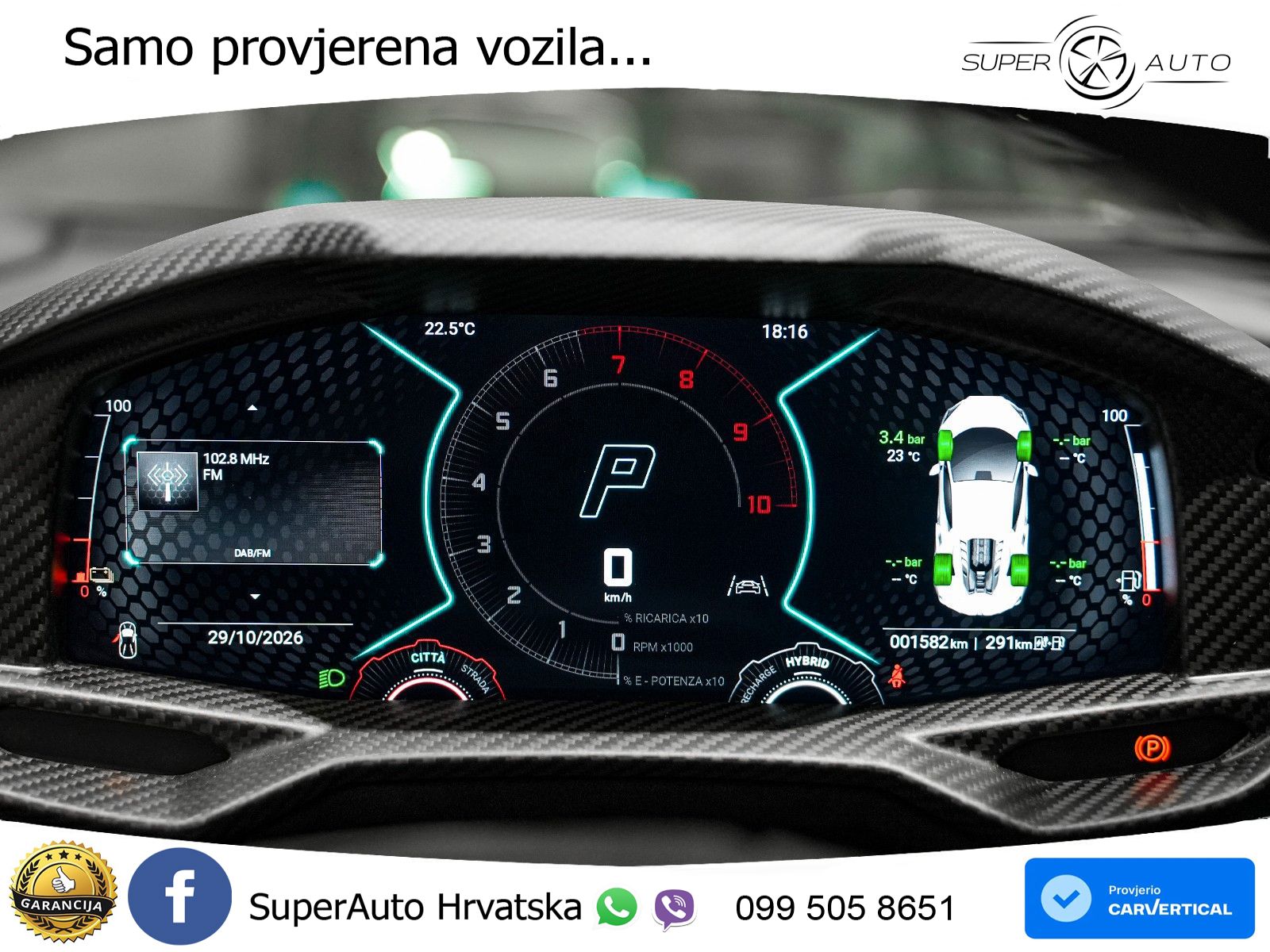 Lamborghini Revuelto 6.5 V12 (1015 KS) 4WD DCT LED+GR SJED+ACC