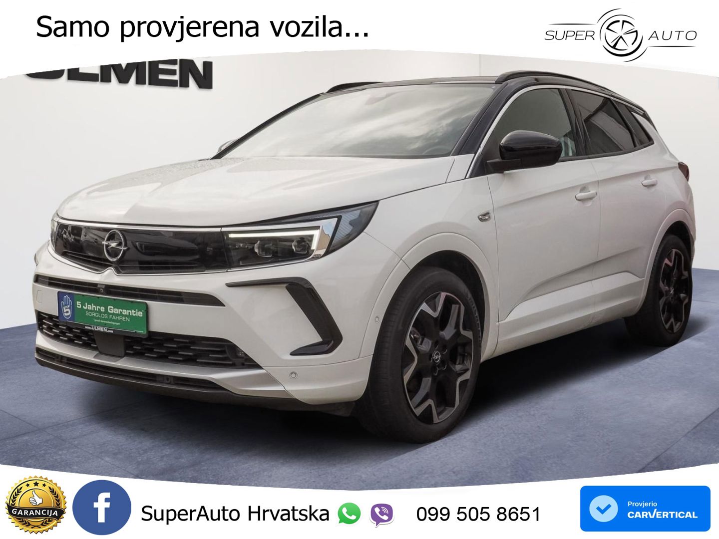 Opel Grandland 1.2i Turbo (130 KS) Automatic Elegance LED+GR SJED+ACC