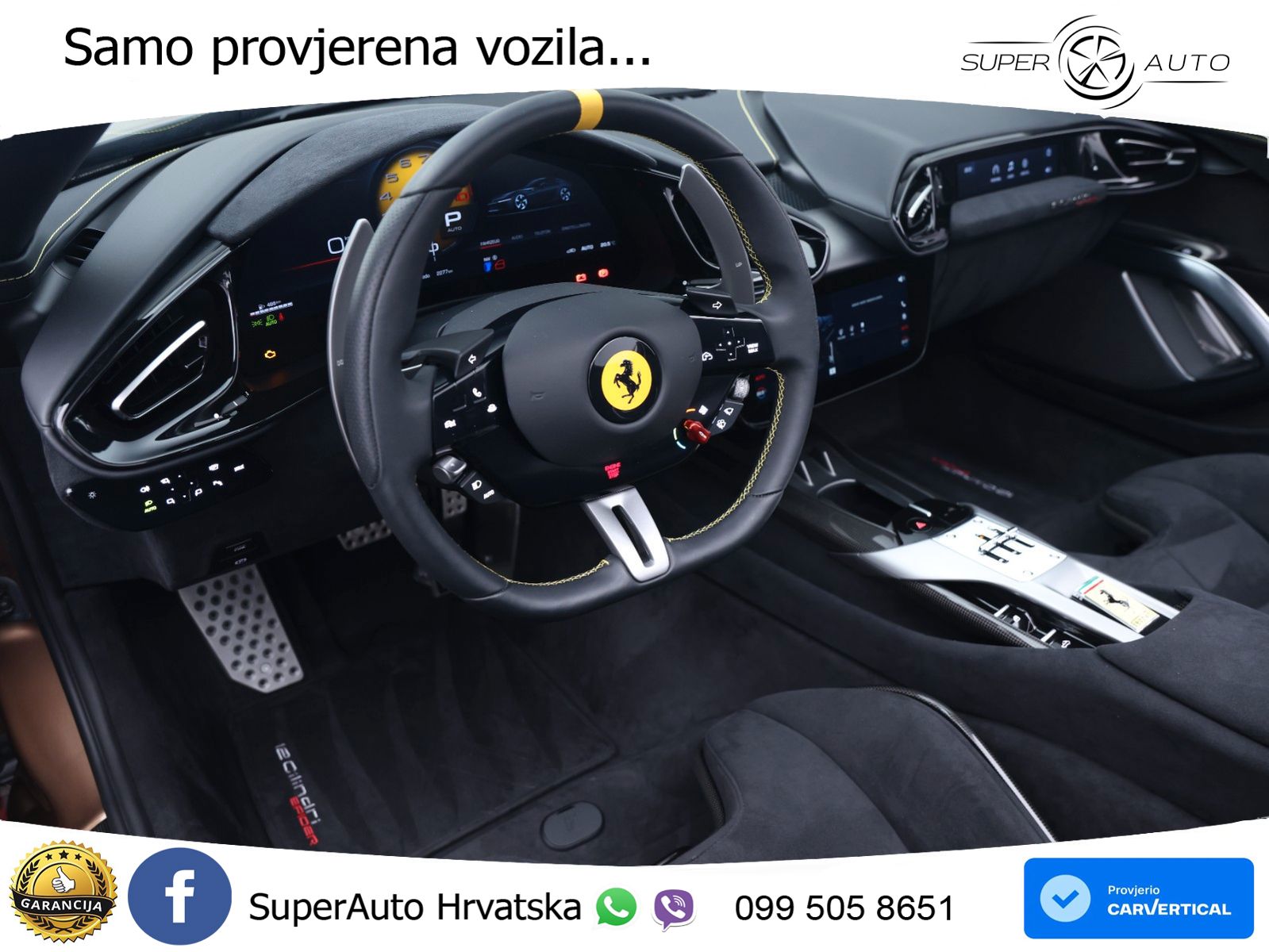 Ferrari 12Cilindri Spider 6.5 V12 (830 KS) F1 DCT MATRIX+GR SJED+KAM