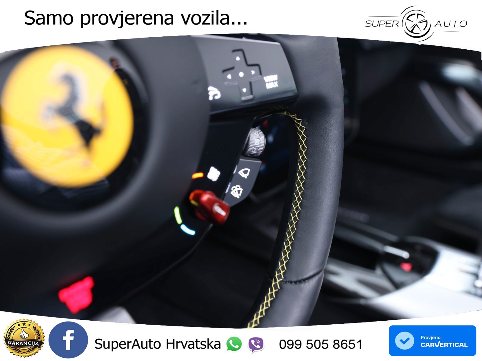 Ferrari 12Cilindri Spider 6.5 V12 (830 KS) F1 DCT MATRIX+GR SJED+KAM