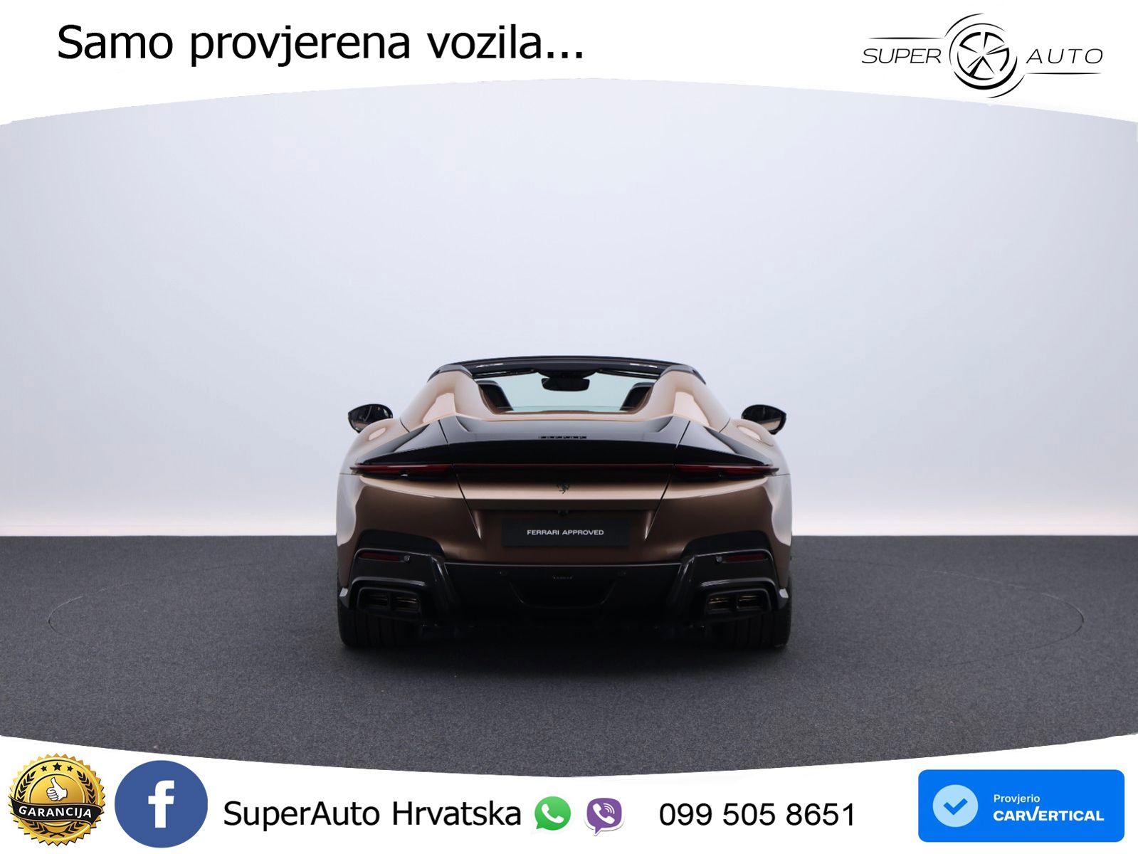 Ferrari 12Cilindri Spider 6.5 V12 (830 KS) F1 DCT MATRIX+GR SJED+KAM