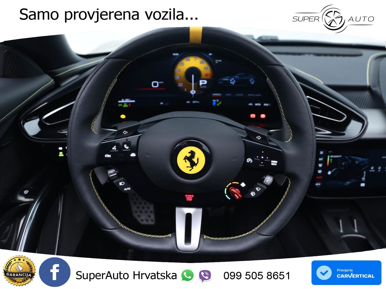 Ferrari 12Cilindri Spider 6.5 V12 (830 KS) F1 DCT MATRIX+GR SJED+KAM