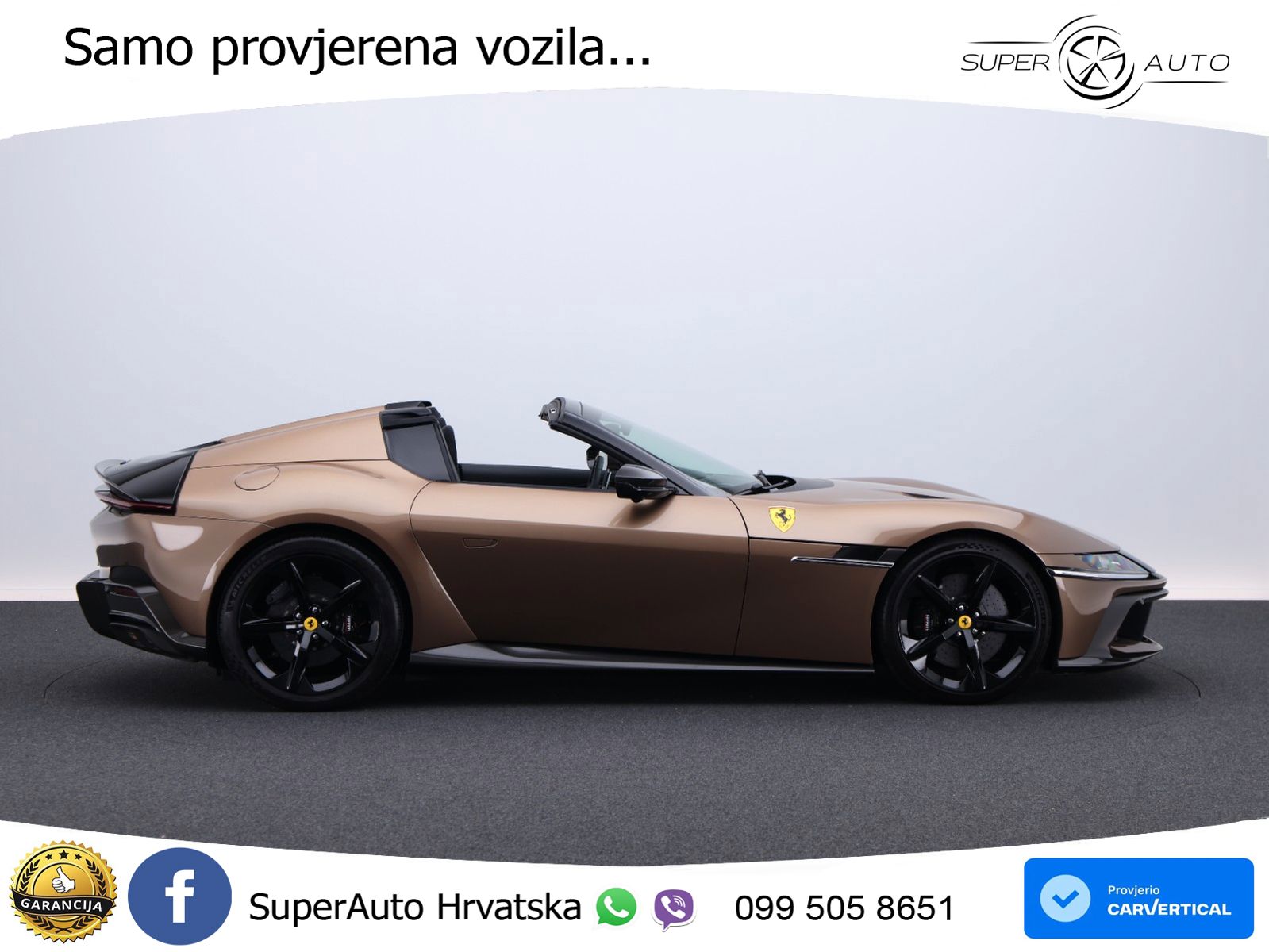 Ferrari 12Cilindri Spider 6.5 V12 (830 KS) F1 DCT MATRIX+GR SJED+KAM