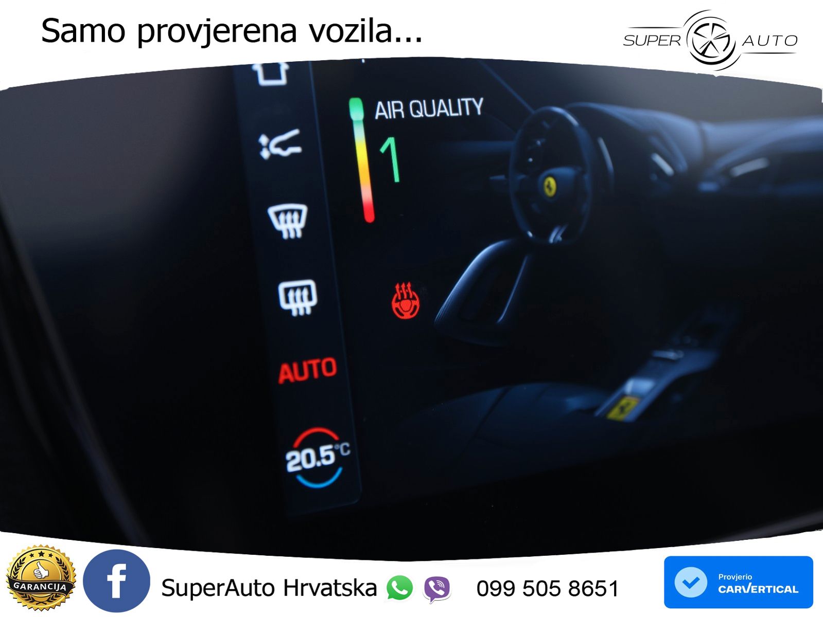 Ferrari 12Cilindri Spider 6.5 V12 (830 KS) F1 DCT MATRIX+GR SJED+KAM