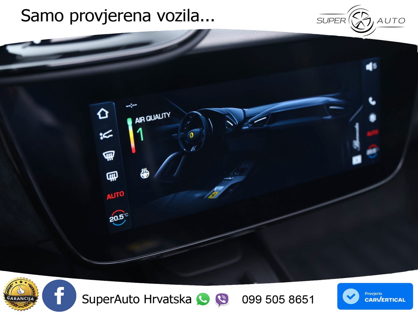 Ferrari 12Cilindri Spider 6.5 V12 (830 KS) F1 DCT MATRIX+GR SJED+KAM