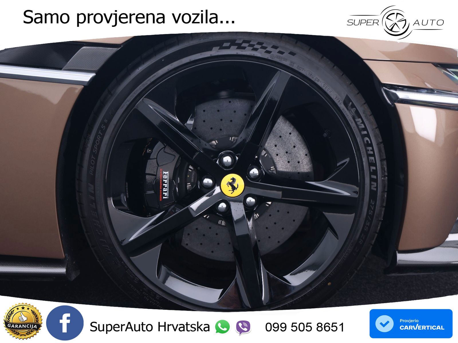 Ferrari 12Cilindri Spider 6.5 V12 (830 KS) F1 DCT MATRIX+GR SJED+KAM