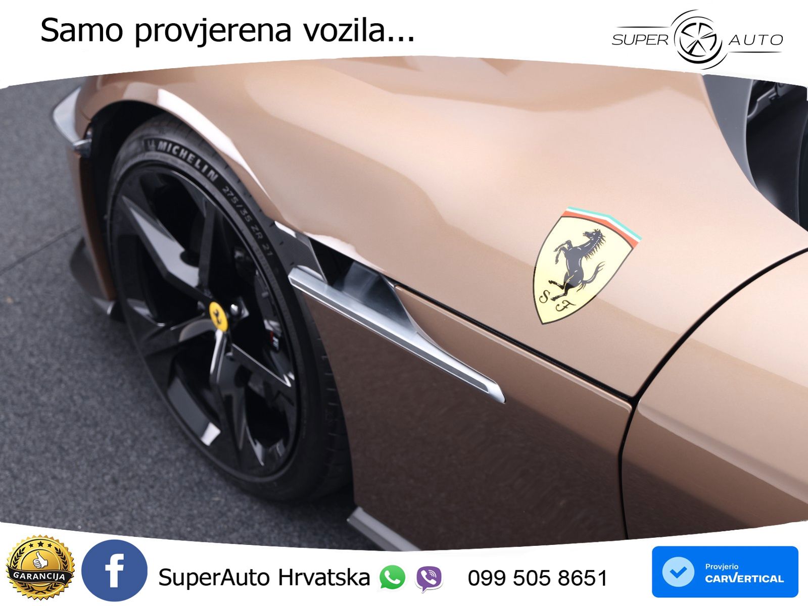 Ferrari 12Cilindri Spider 6.5 V12 (830 KS) F1 DCT MATRIX+GR SJED+KAM