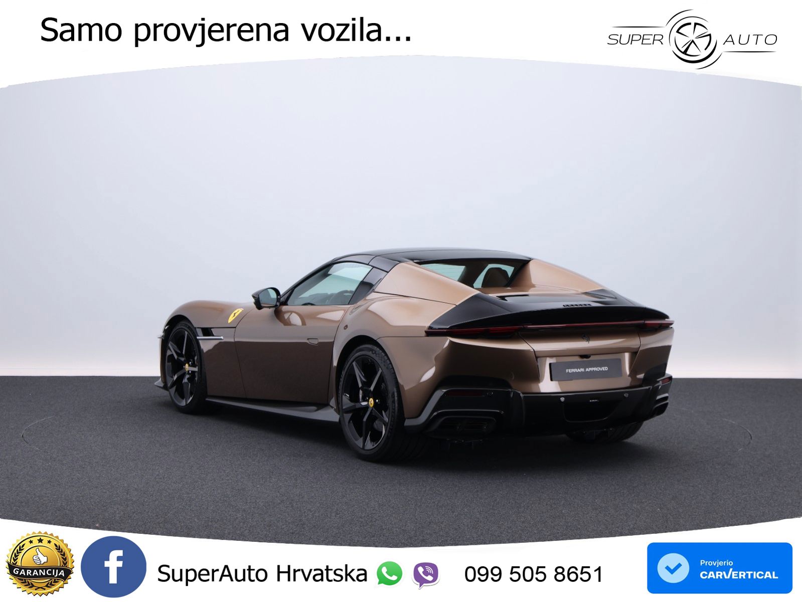 Ferrari 12Cilindri Spider 6.5 V12 (830 KS) F1 DCT MATRIX+GR SJED+KAM