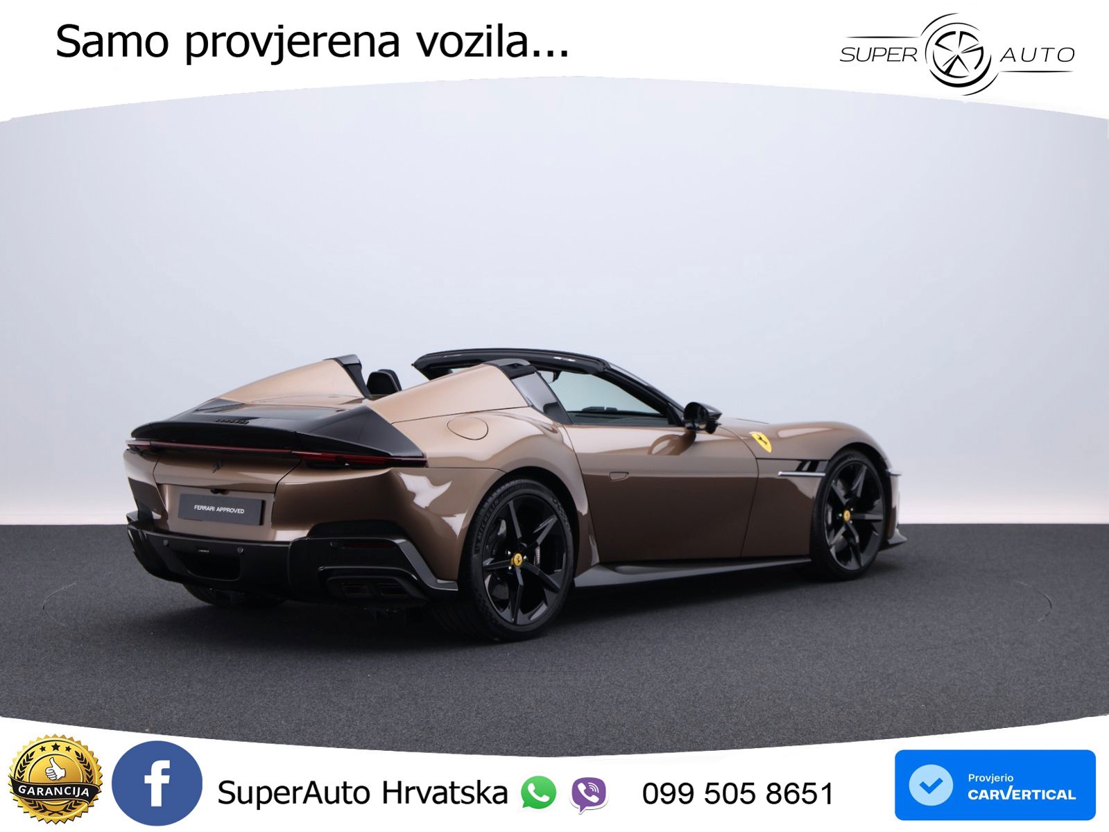 Ferrari 12Cilindri Spider 6.5 V12 (830 KS) F1 DCT MATRIX+GR SJED+KAM