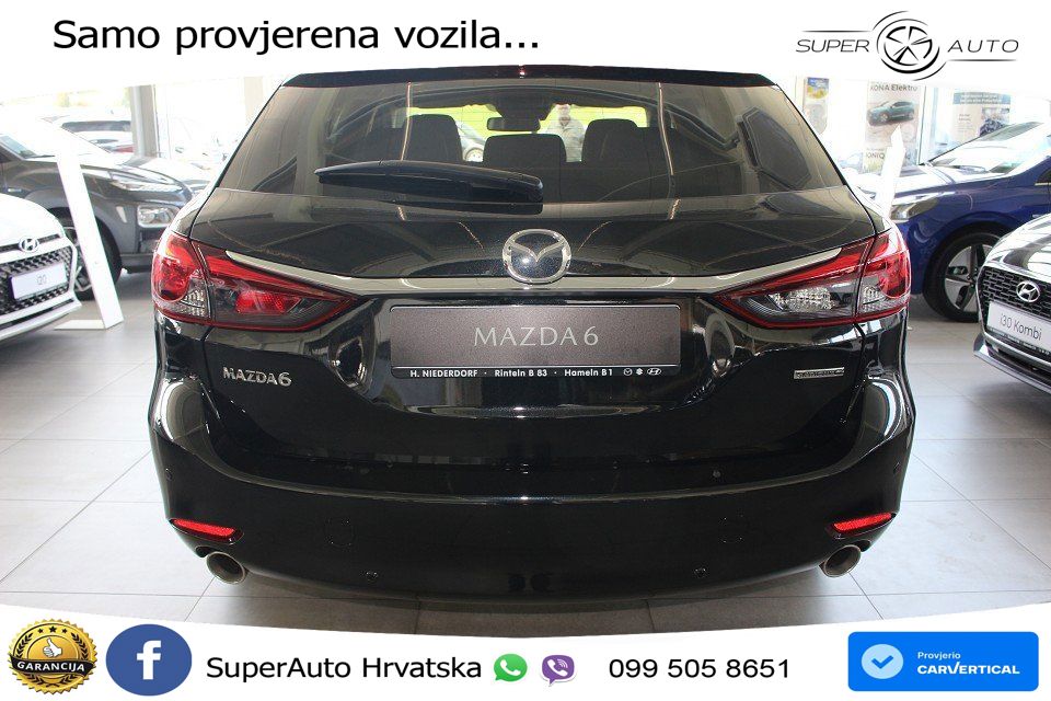 Mazda 6 Sport Combi 2.5 SKYACTIV-G (194 KS) SKYACTIV-Drive LED+ACC