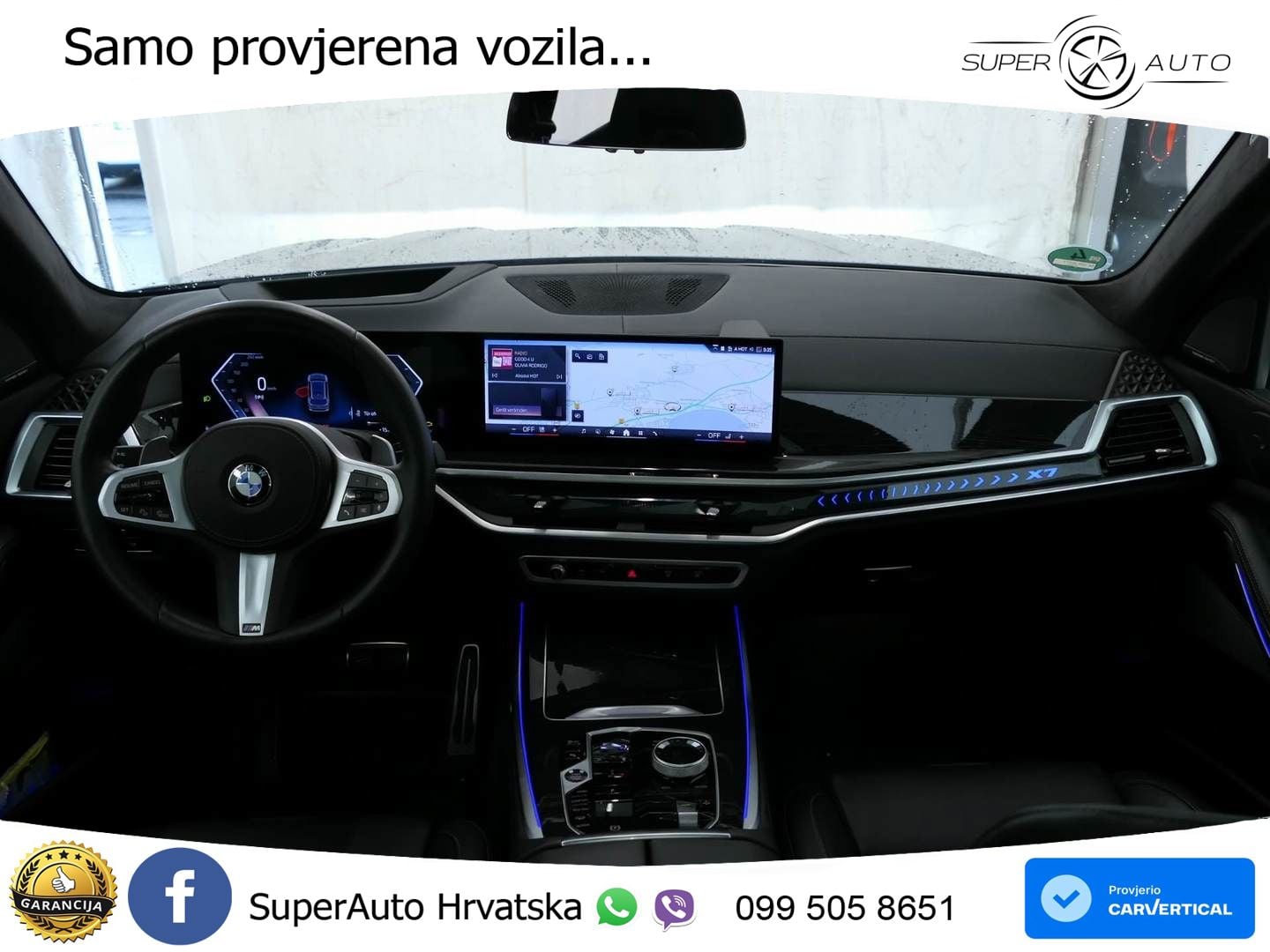 BMW X7 40d (352 KS) xDrive Steptronic M Sport ZRAČNI+ACC+GR SJED+KAM+PANO