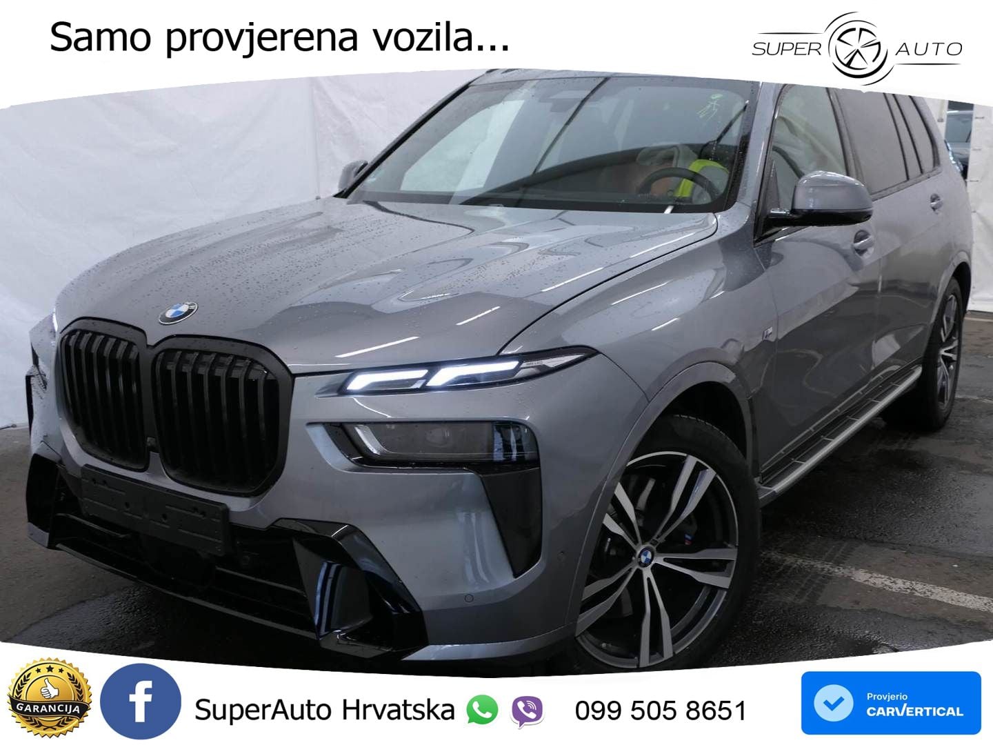 BMW X7 40d (352 KS) xDrive Steptronic M Sport ZRAČNI+ACC+GR SJED+KAM+PANO