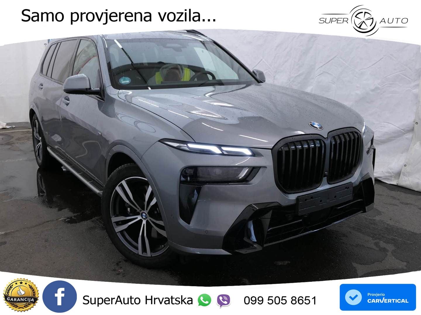 BMW X7 40d (352 KS) xDrive Steptronic M Sport ZRAČNI+ACC+GR SJED+KAM+PANO