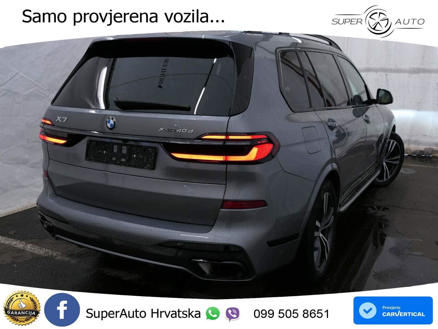 BMW X7 40d (352 KS) xDrive Steptronic M Sport ZRAČNI+ACC+GR SJED+KAM+PANO