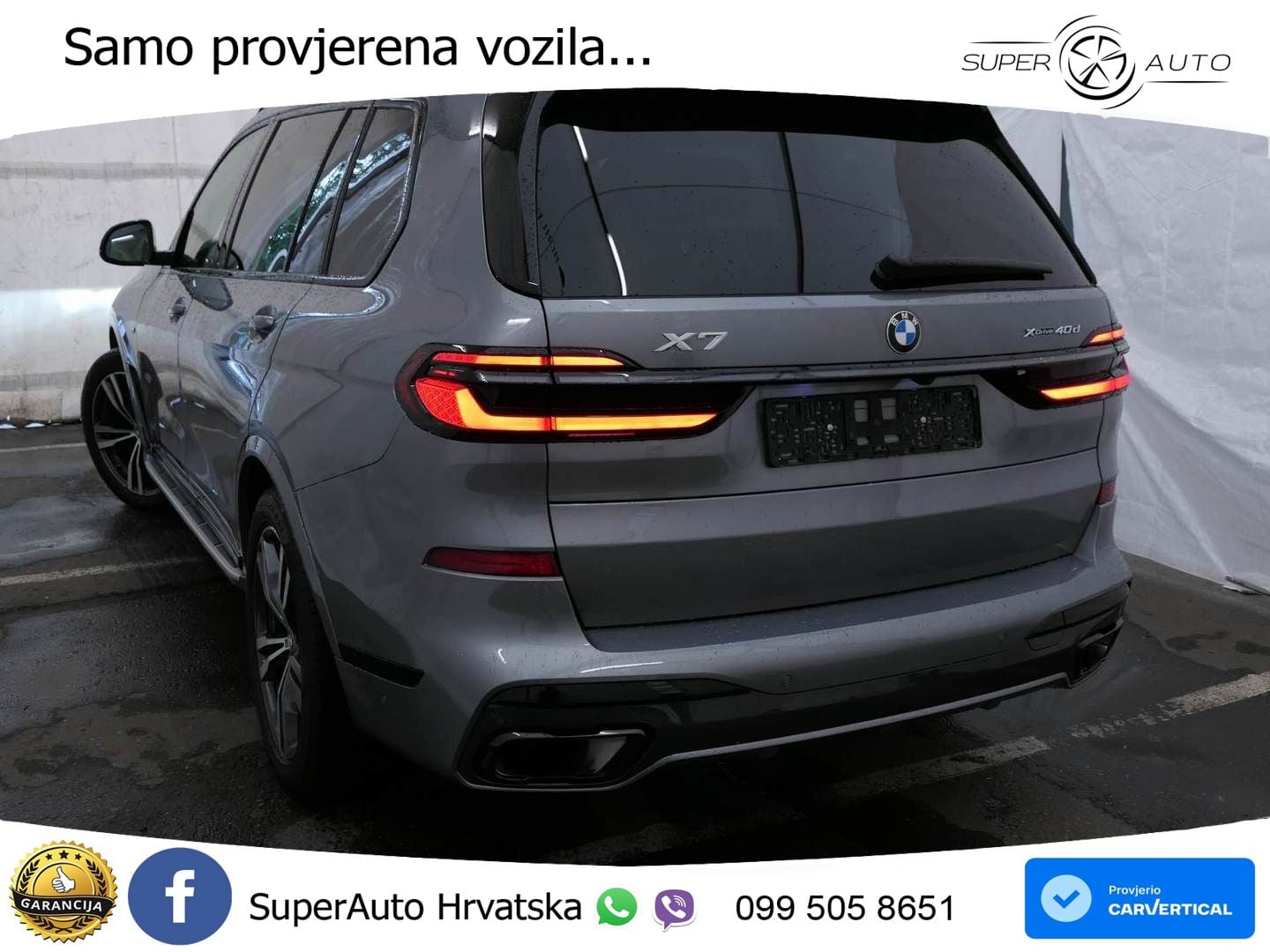 BMW X7 40d (352 KS) xDrive Steptronic M Sport ZRAČNI+ACC+GR SJED+KAM+PANO