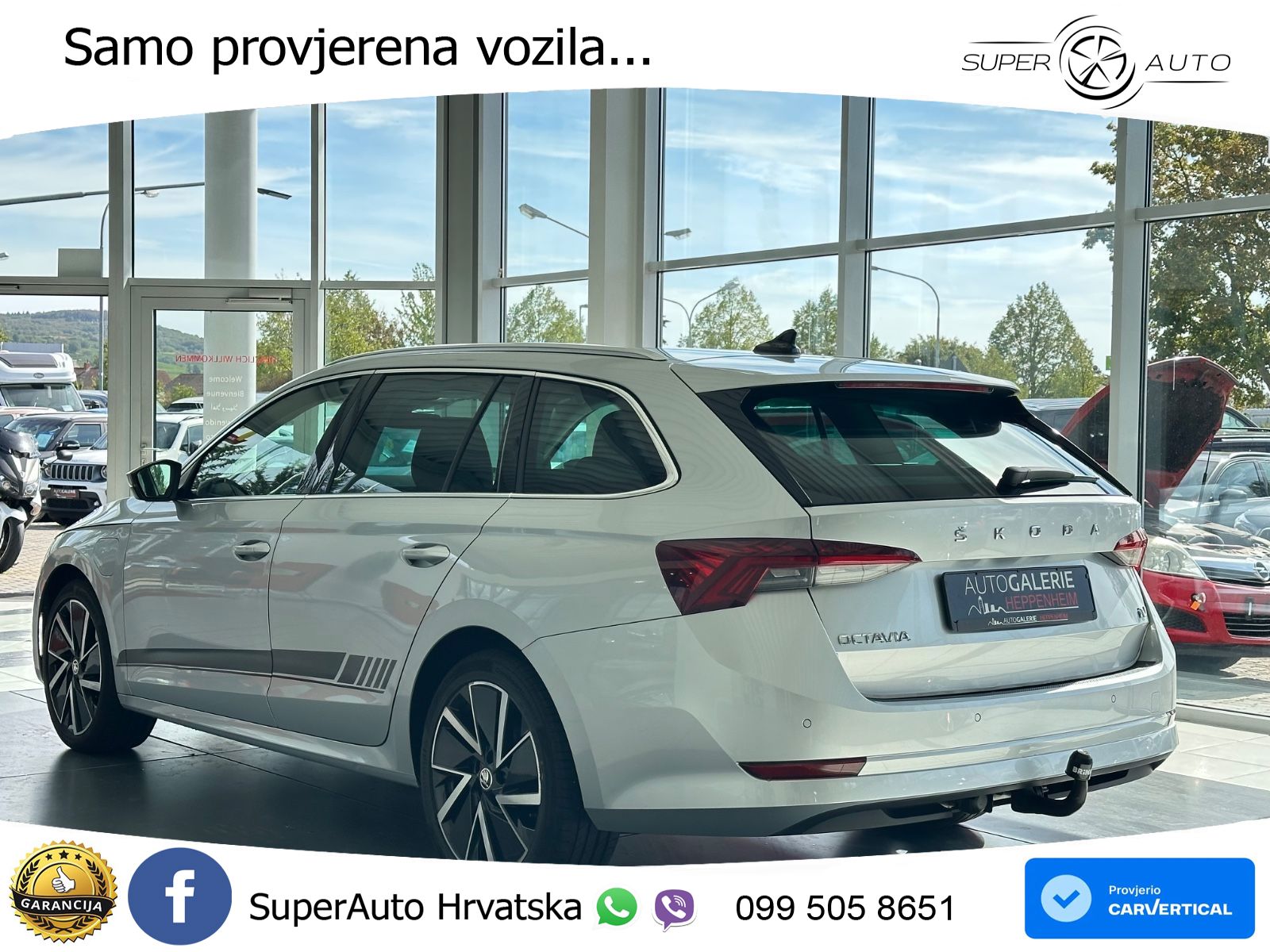 Škoda Octavia Combi iV 1.4 TSI (204 KS) DSG LED+GR SJED+ACC