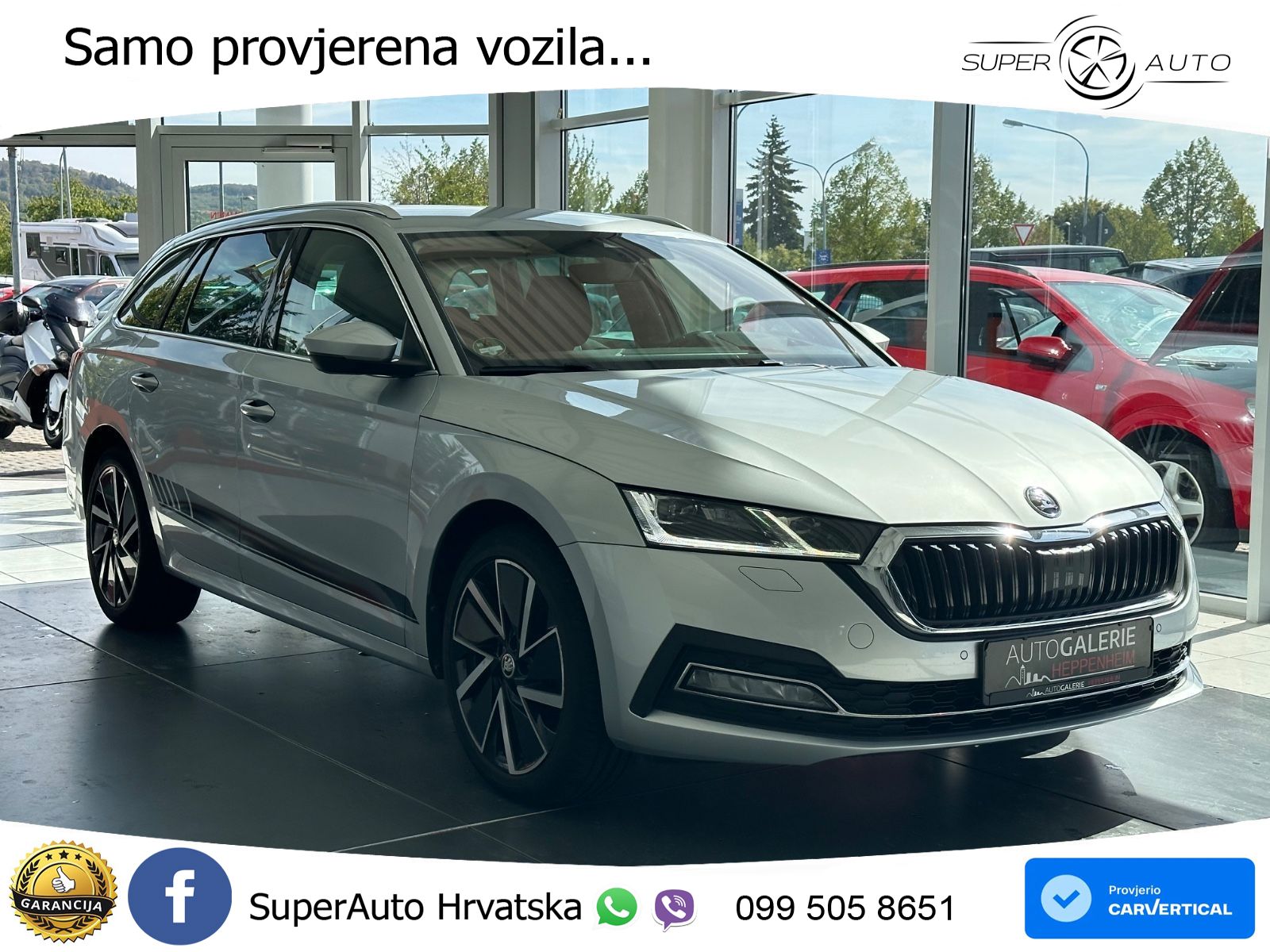 Škoda Octavia Combi iV 1.4 TSI (204 KS) DSG LED+GR SJED+ACC