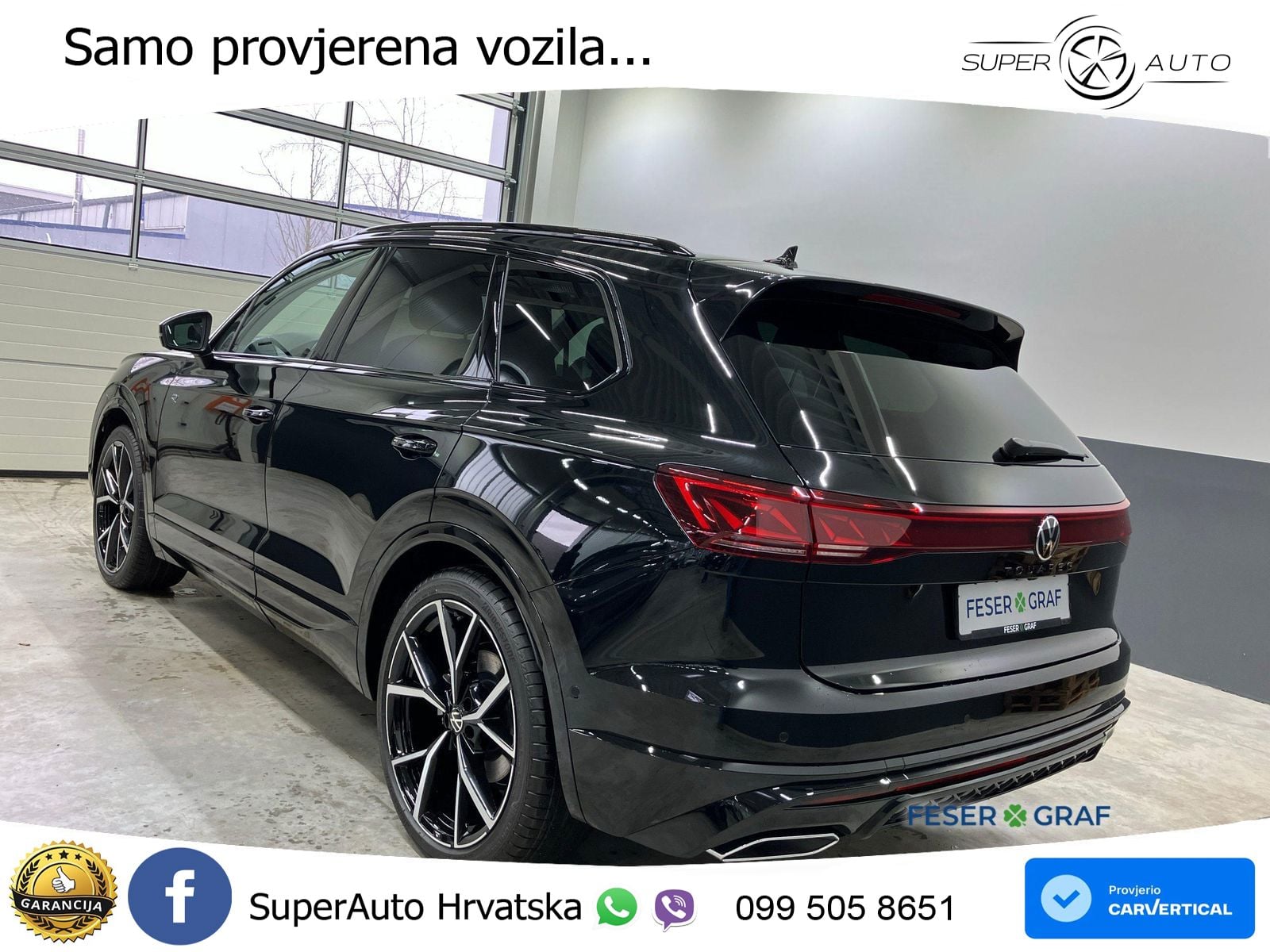 Volkswagen Touareg 3.0 V6 TDI (286 KS) 4MOTION Tiptronic ZRAČNI+ACC+GR SJED+360+PANO