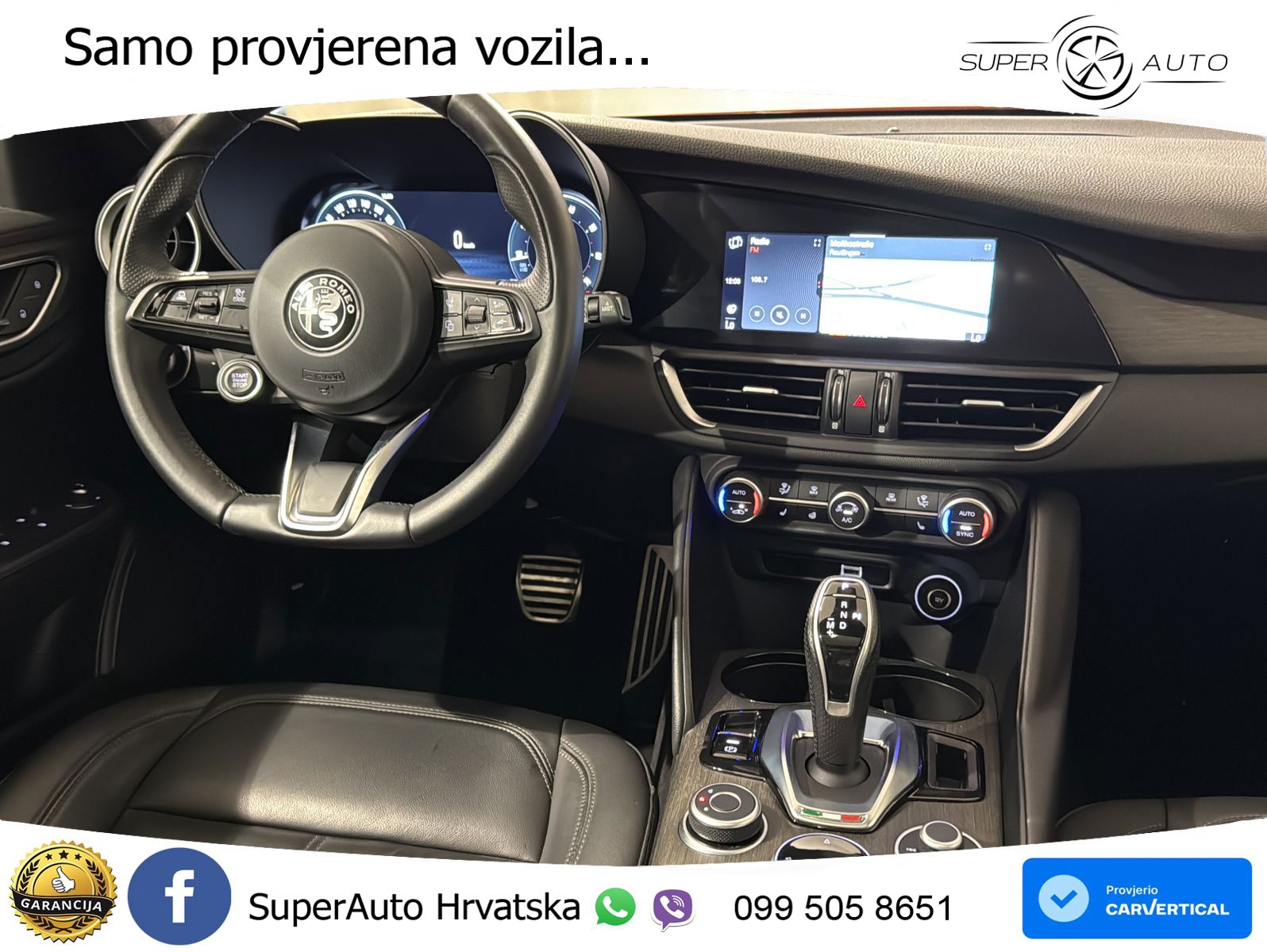 Alfa Romeo Giulia 2.0 Turbo (280 KS) Q4 Automatic LED+GR SJED+ACC