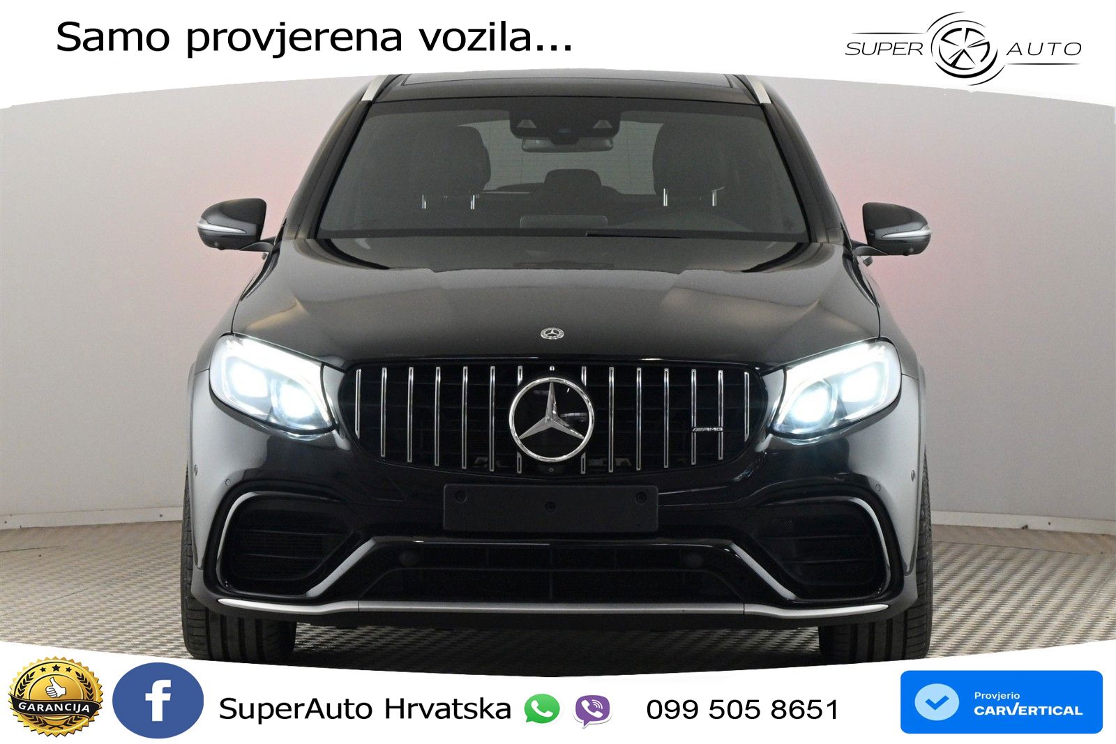 Mercedes AMG GLC 63 S V8 (510 KS) 4MATIC+ MCT LED+GR SJED+ACC
