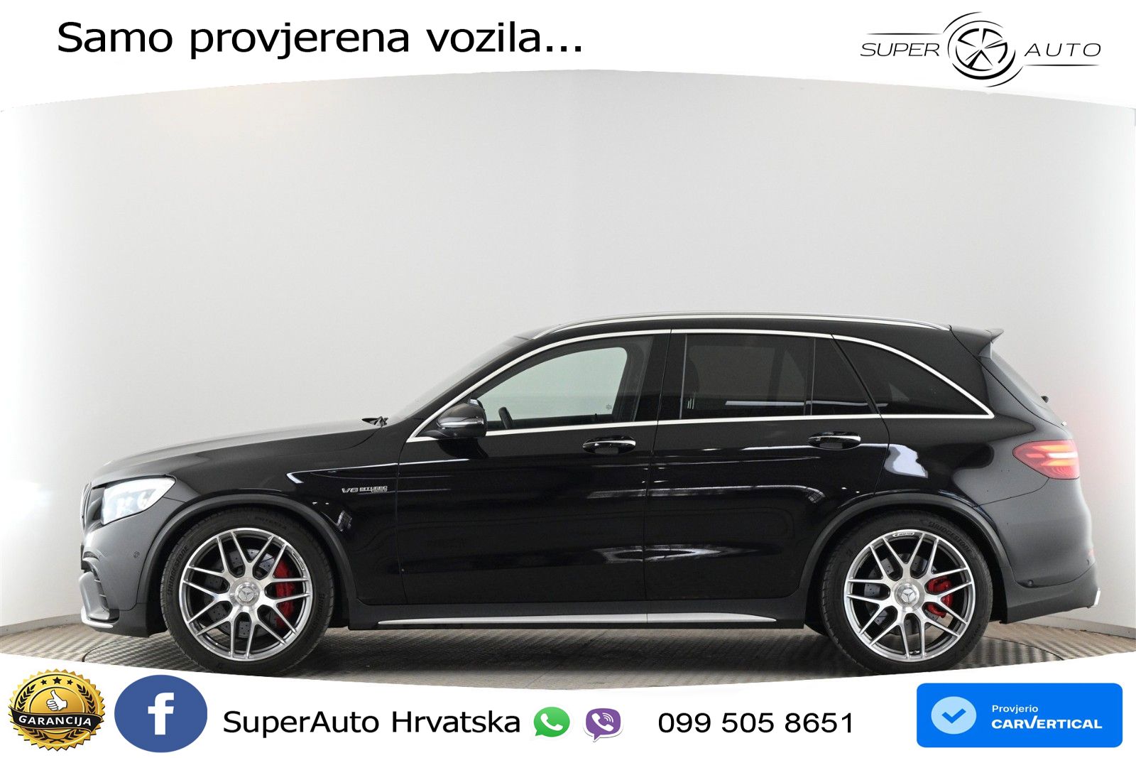 Mercedes AMG GLC 63 S V8 (510 KS) 4MATIC+ MCT LED+GR SJED+ACC