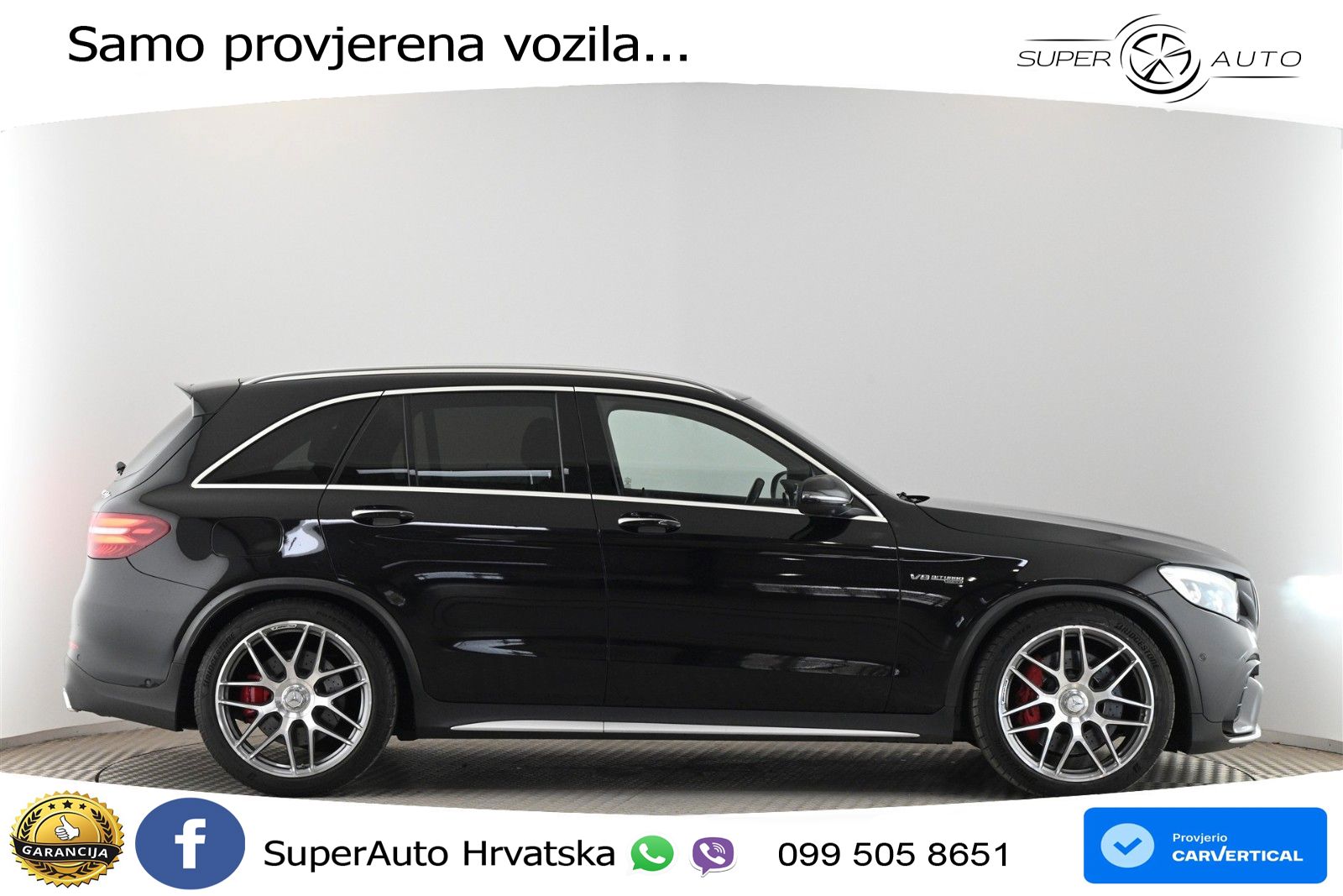 Mercedes AMG GLC 63 S V8 (510 KS) 4MATIC+ MCT LED+GR SJED+ACC