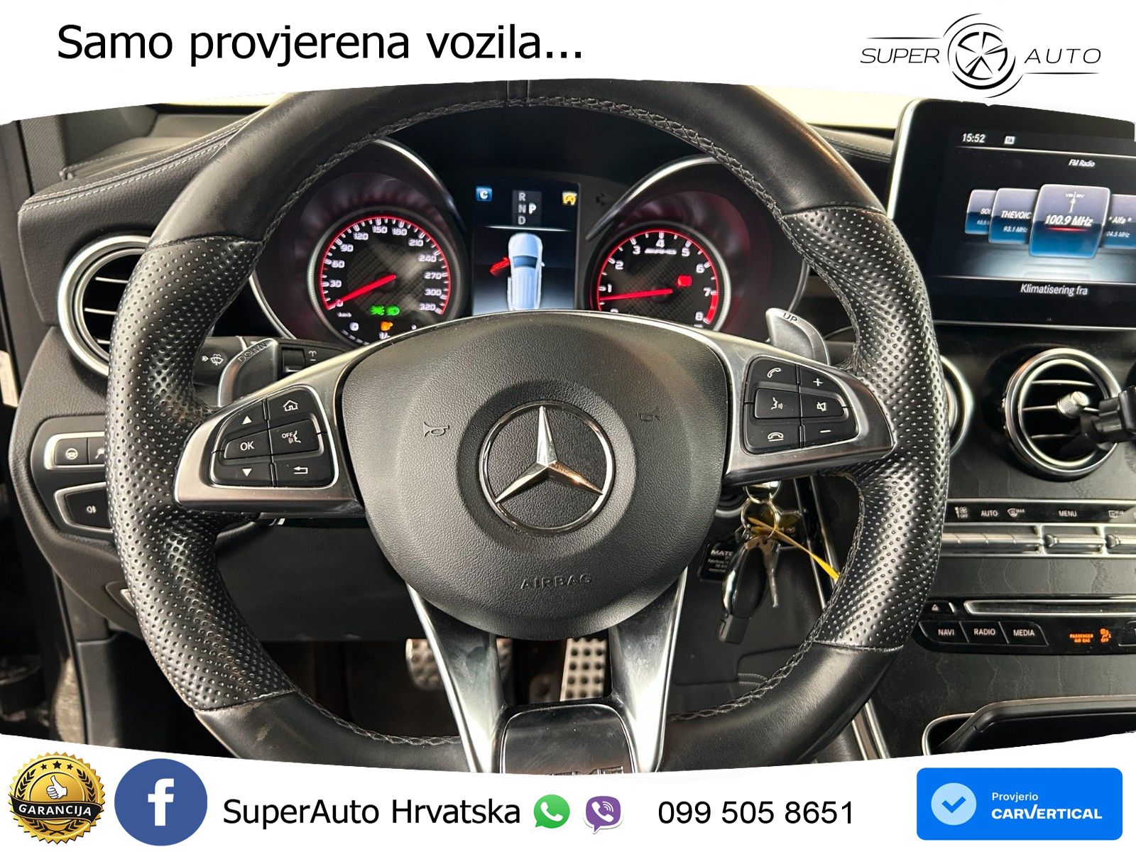 Mercedes AMG GLC 63 S V8 (510 KS) 4MATIC+ MCT LED+GR SJED+ACC